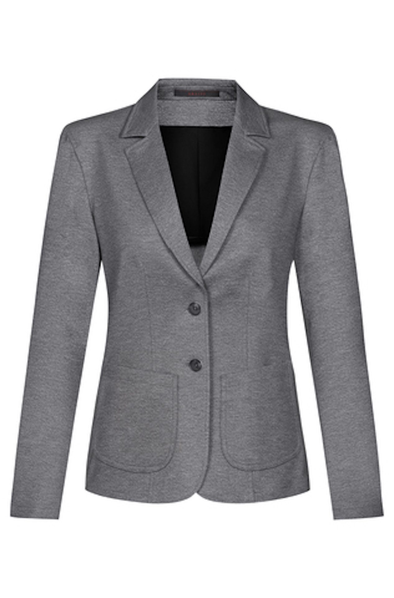 GREIFF Jerseyblazer Greiff CASUAL Damen Jersey-Blazer Regular-Fit Hellgrau günstig online kaufen