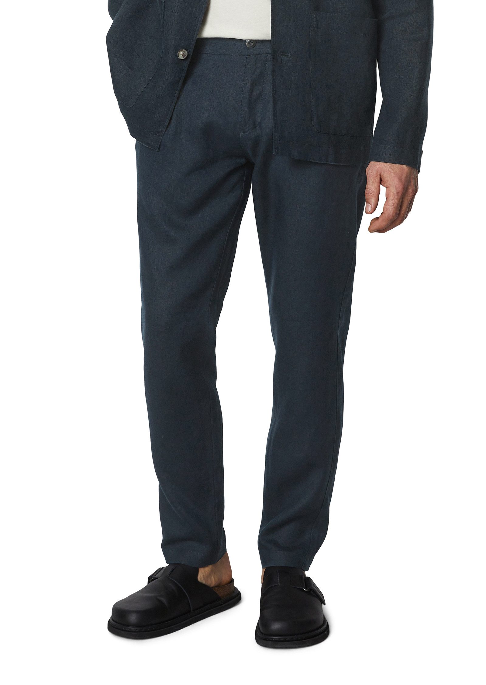 Marc O'Polo Leinenhose Osby jogger pleats günstig online kaufen