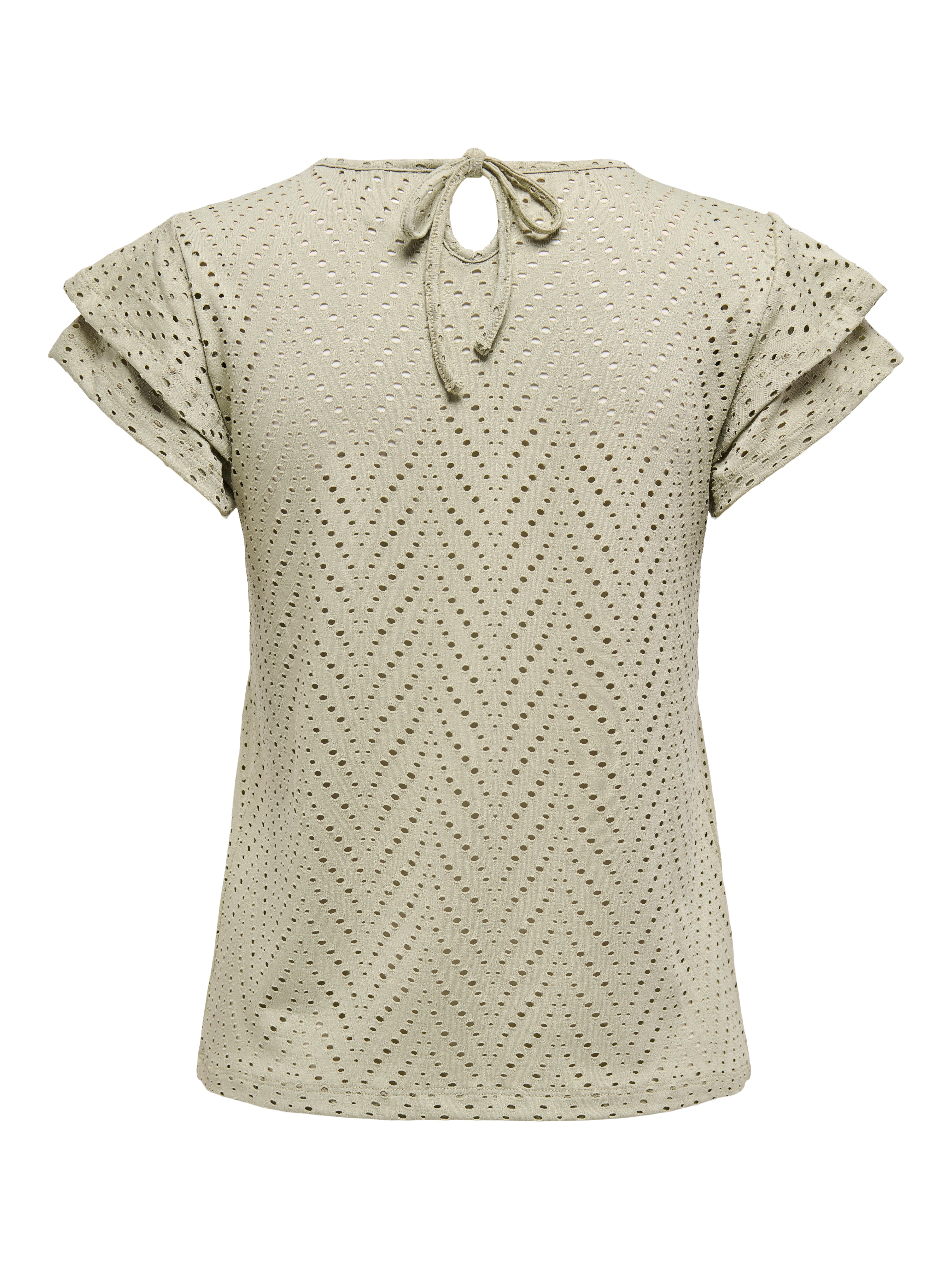 ONLY Kurzarmshirt ONLSMILLA S/S O-NECK FRILL TOP JRS günstig online kaufen