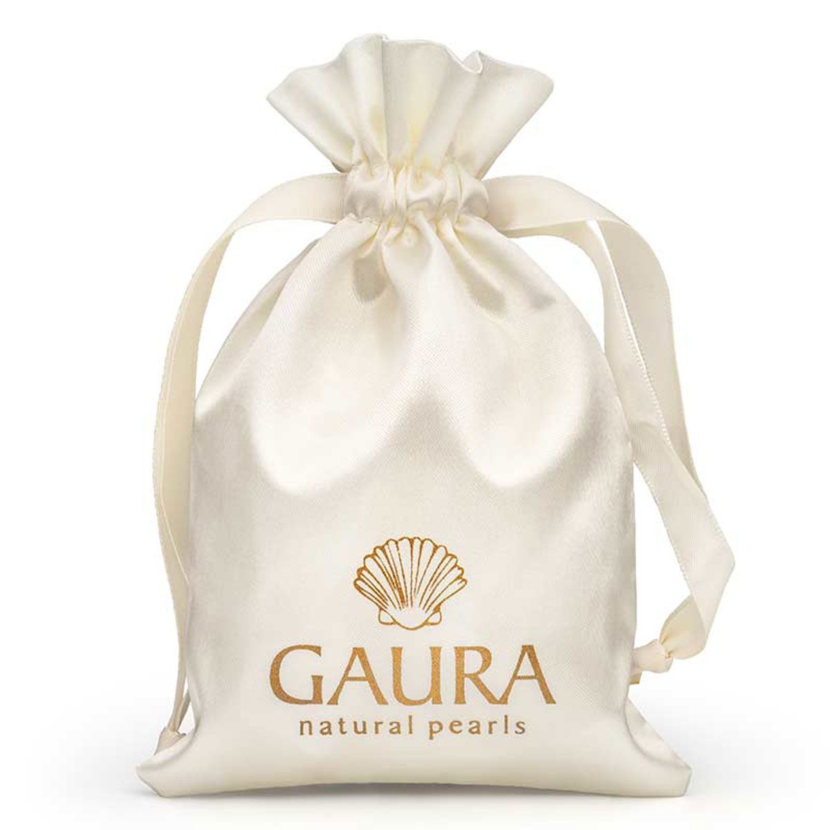 Gaura Pearls Perlenarmband modern weiß rund, günstig online kaufen