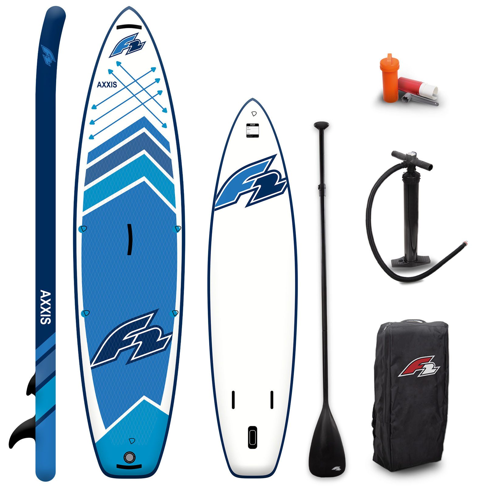 SUP-Board F2 SUP Stand Up Paddle Board Axxis 10'5'' Blau 2024