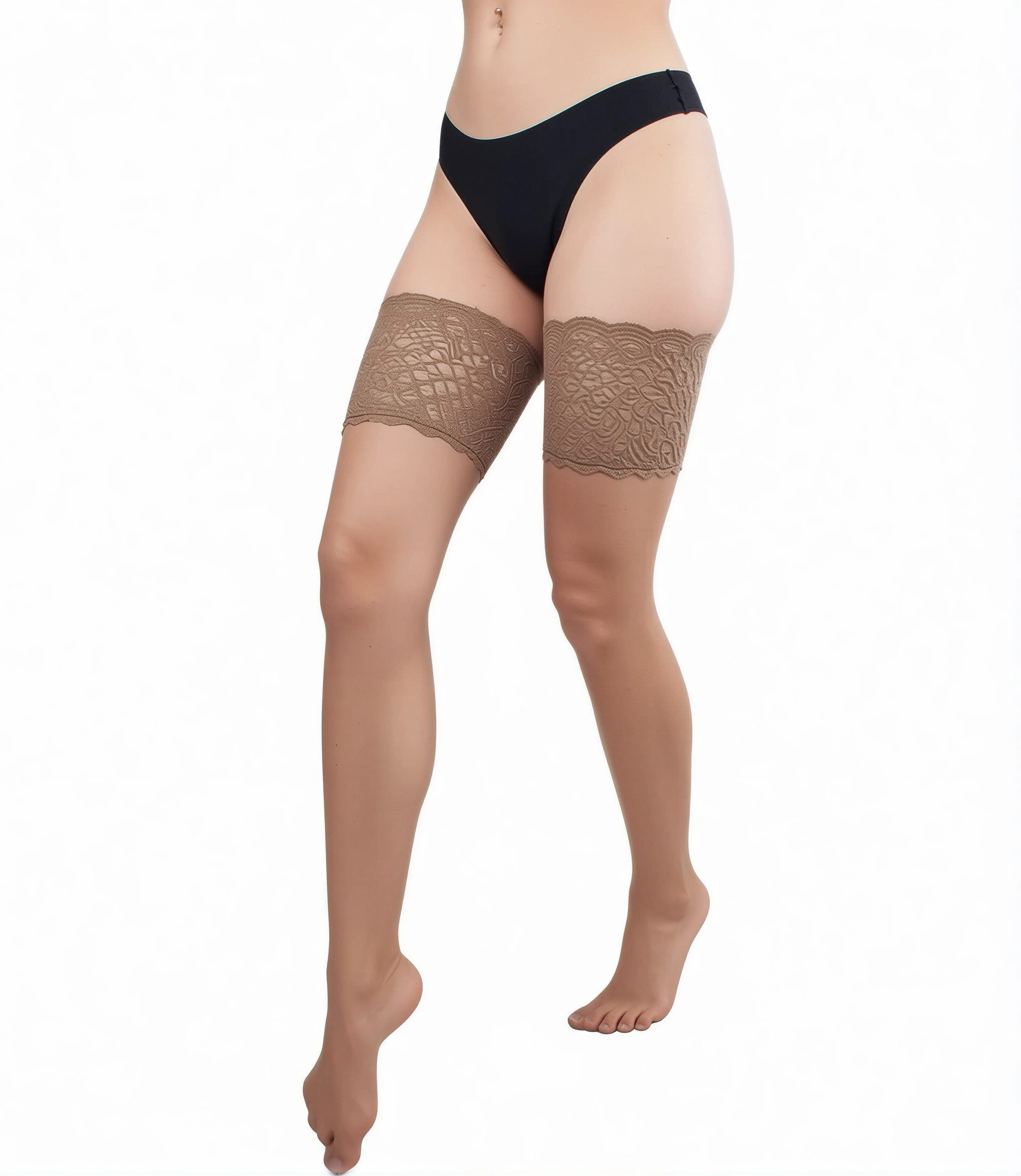 Trasparenze Halterlose Feinstrümpfe Damen CARLOTTA 30 DEN (Packung, 1-Paar, 1 Paar) elegant