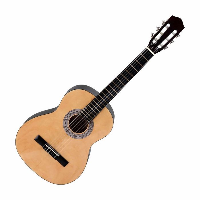 Calida Benita Konzertgitarre 3/4 Akustikgitarre geeignet für Kinder im Alter von 9-11 Jahren Mit Bundmarkierungen