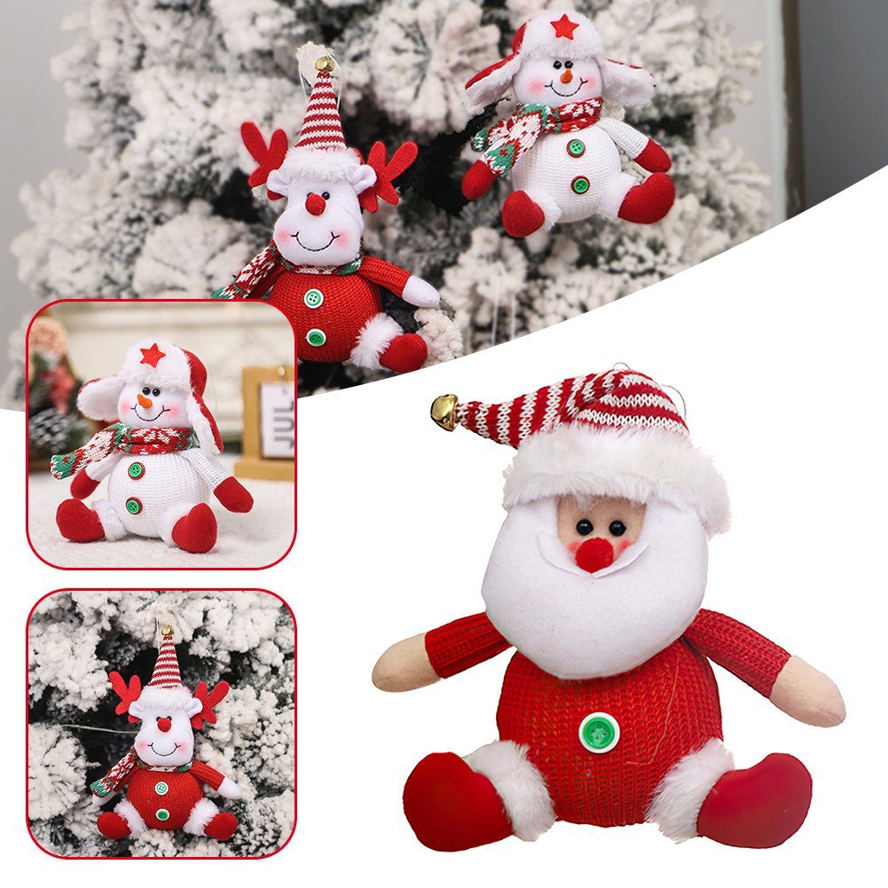 Hänge-Weihnachtsbaum Blusmart Elche/Schneemann/alte Weihnachtsbaum Ornament Männer snowman