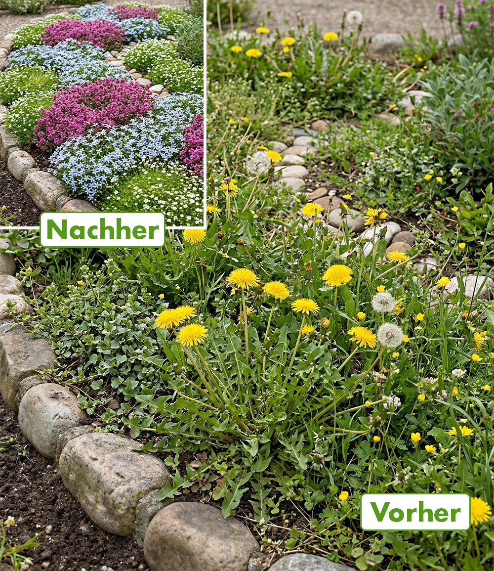 BALDUR Garten Bodendecker 9er Bodendecker-Set gegen Unkraut, 9 St., Polsterstauden, duftend, reichblühend, genügsam, winterhart