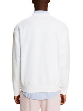 Esprit Sweatshirt Unisex Fleece-Sweatshirt mit Logo (1-tlg)