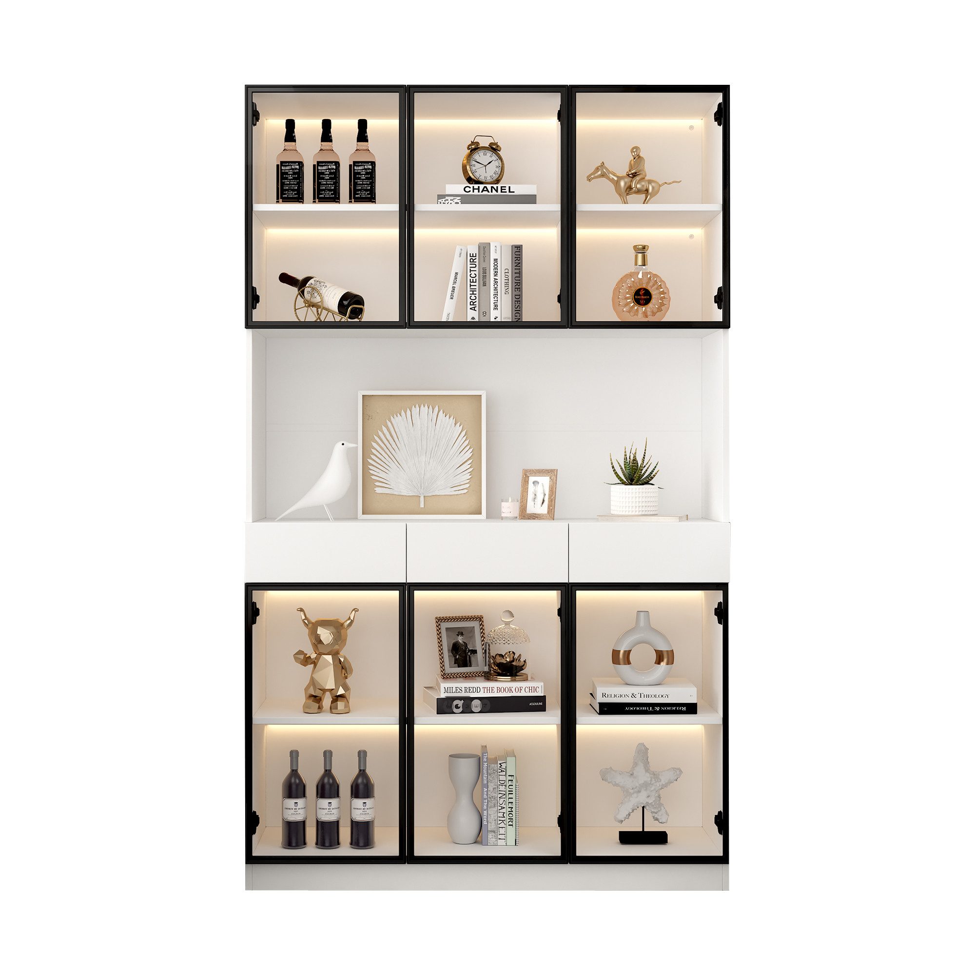 HAUSS SPOLE Vitrine mit LED Lichtern, günstig online kaufen