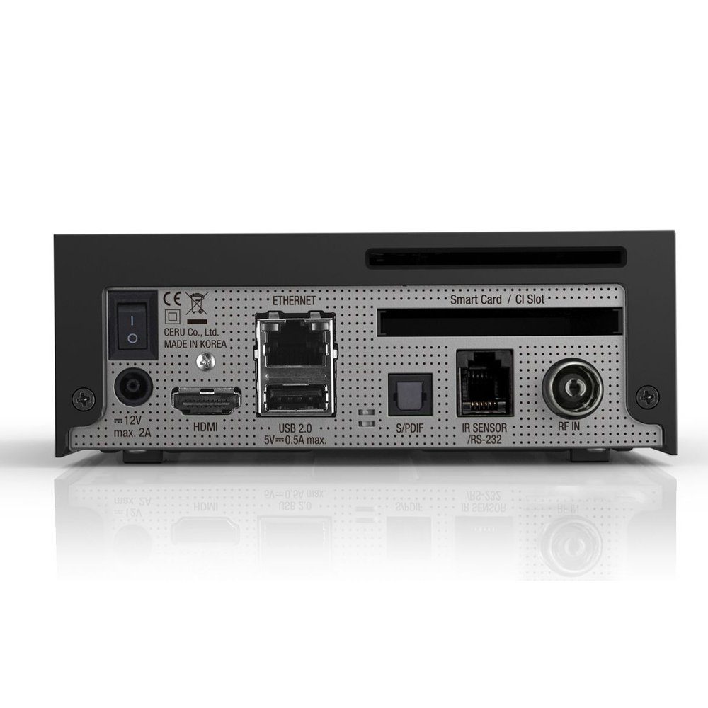 VU+ ZERO 4K 1x DVB-C/T2 Tuner Linux Combo Kabel Receiver CI HbbTV HEVC  H.265 Set-Top-Box UHD 2160p mit PremiumX USB WLAN Stick SAT-Receiver