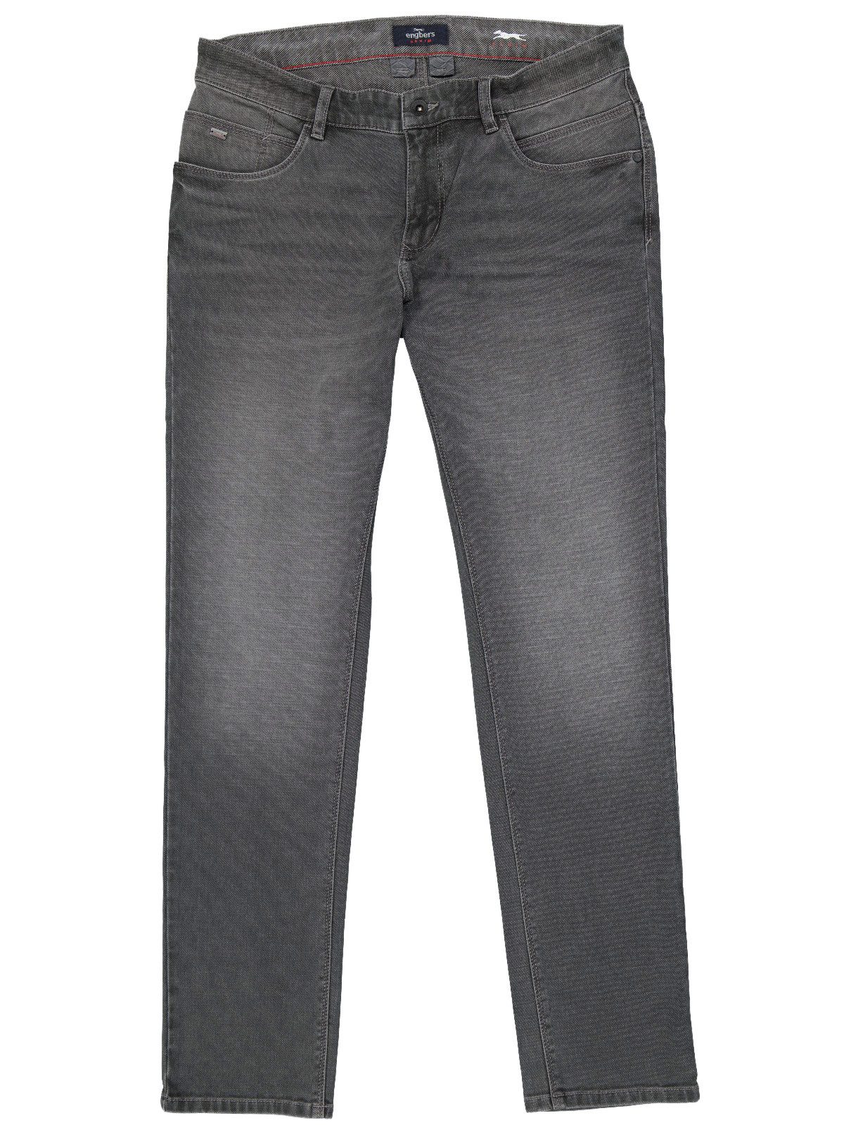 Engbers Stretch-Jeans Herren Jeans 5-Pocket Superstretch, Khaki