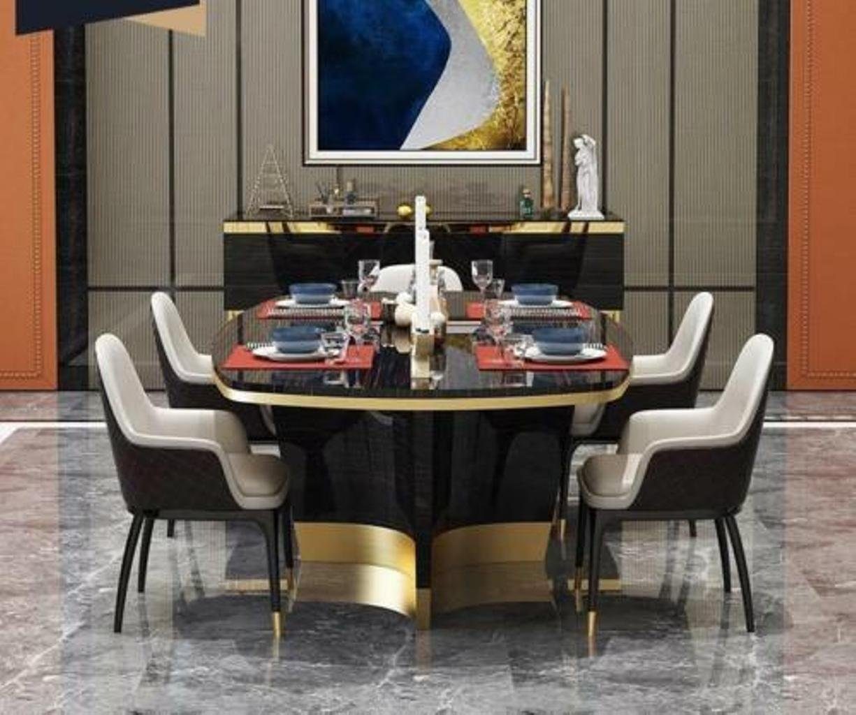 JVmoebel Esstisch, Edler Luxus Design Tisch Ess Zimmer Wohn Tische Holz Möbel
