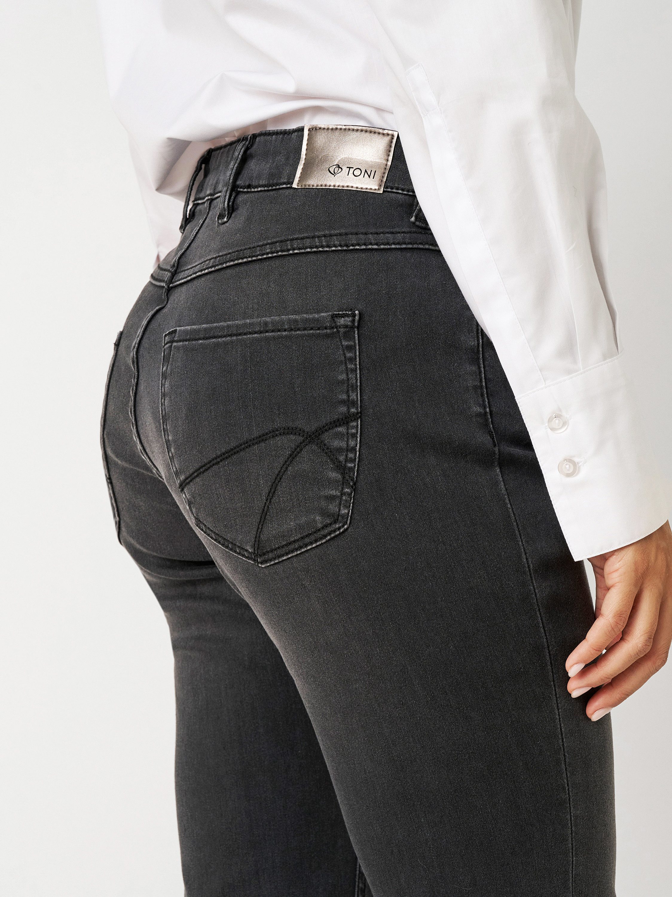 TONI Stretch-Jeans TONI PERFECT SHAPE anthra used 1106-0 11-45.872