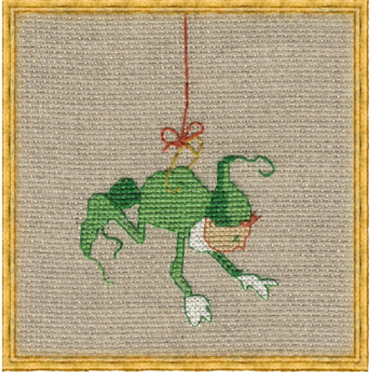 Kreativset Nimue Kreuzstich Set "Mic 2", Zählmuster, 8K, 6x11cm