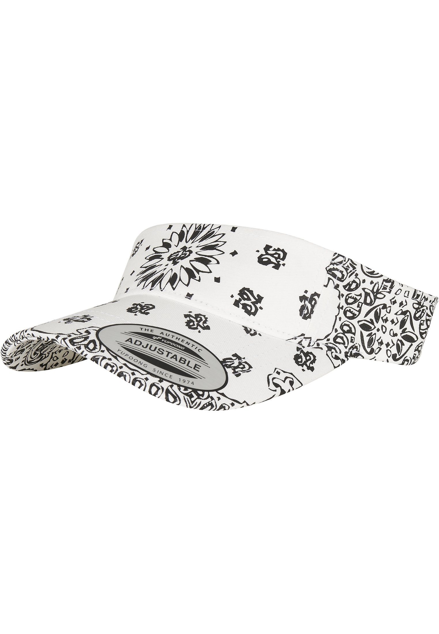 white Flexfit Accessoires Bandana Flex Cap Visor Print