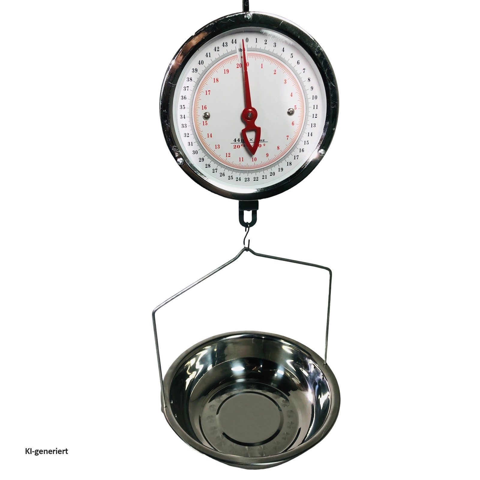 HTI-Living Küchenwaage Analoge Hängewaage mit Edelstahl-Schale, (Stück, 1-tlg., 1 Waage), Küchenwaage