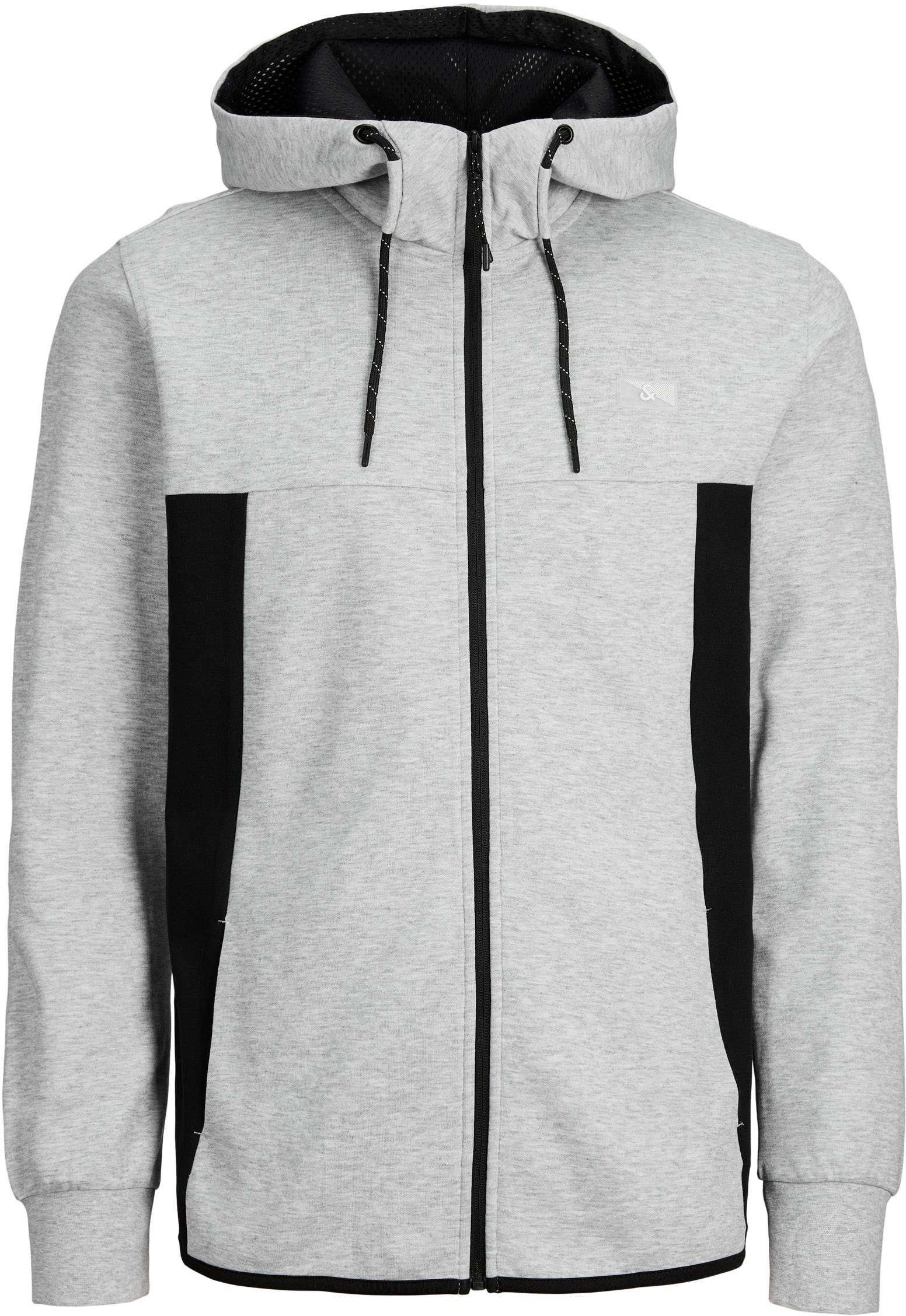 Jack & Jones Kapuzensweatjacke J JCOAIR BLOCK SWEAT ZIP HOOD