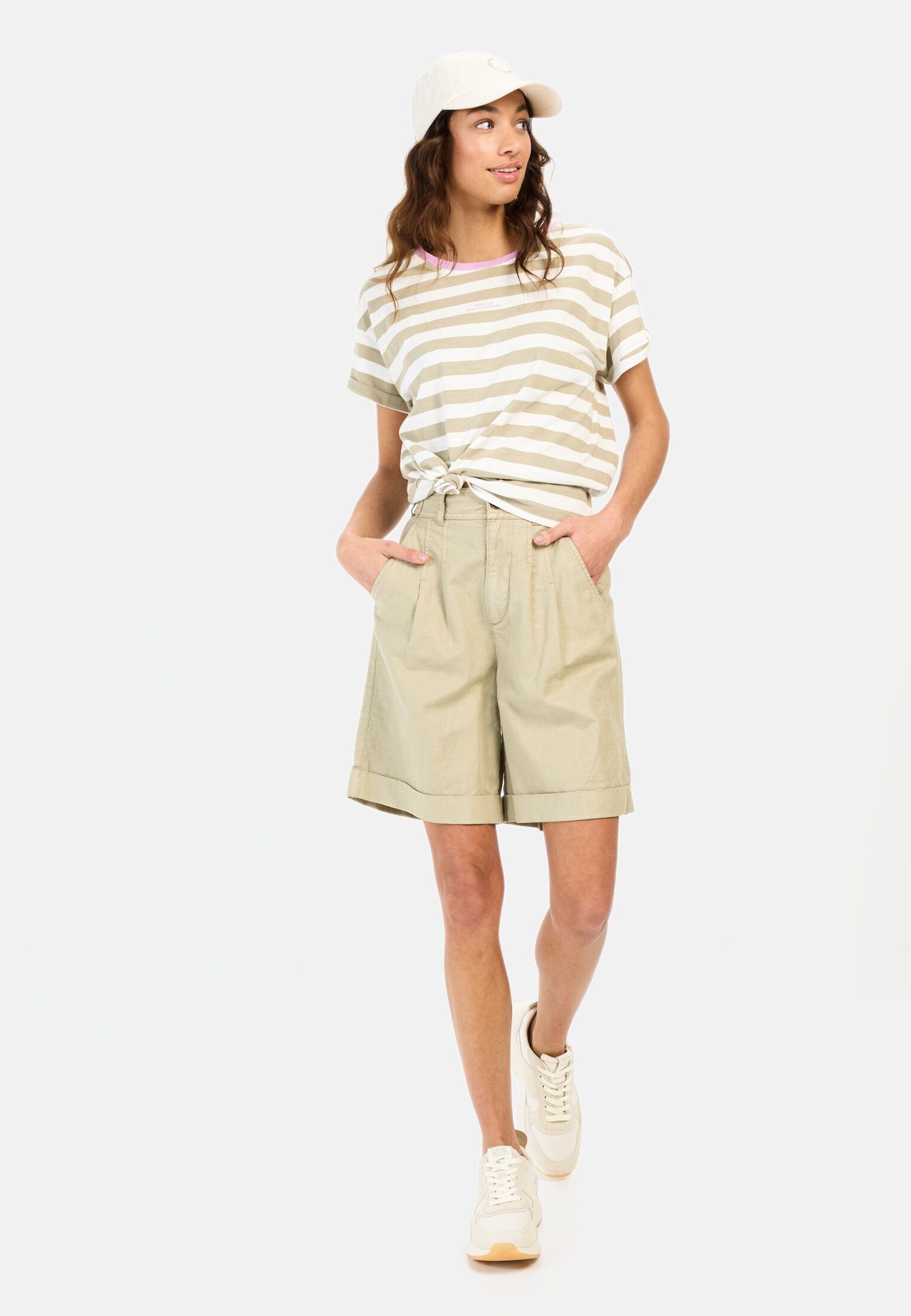 camel active Shorts aus Leinenmix