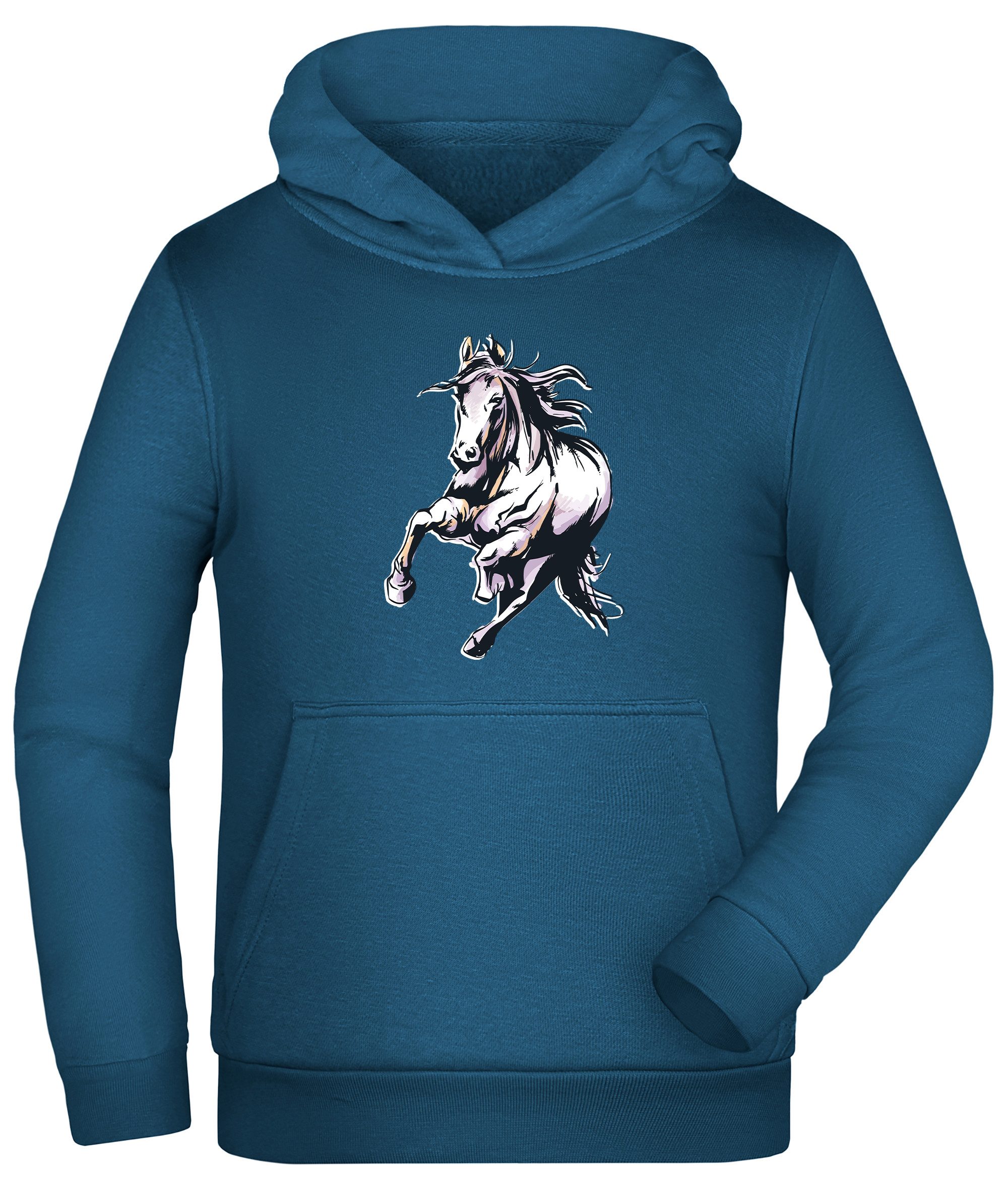 Hoodie Kinder Kapuzen Sweatshirt Pferde Hoodie Rennendes Pferd