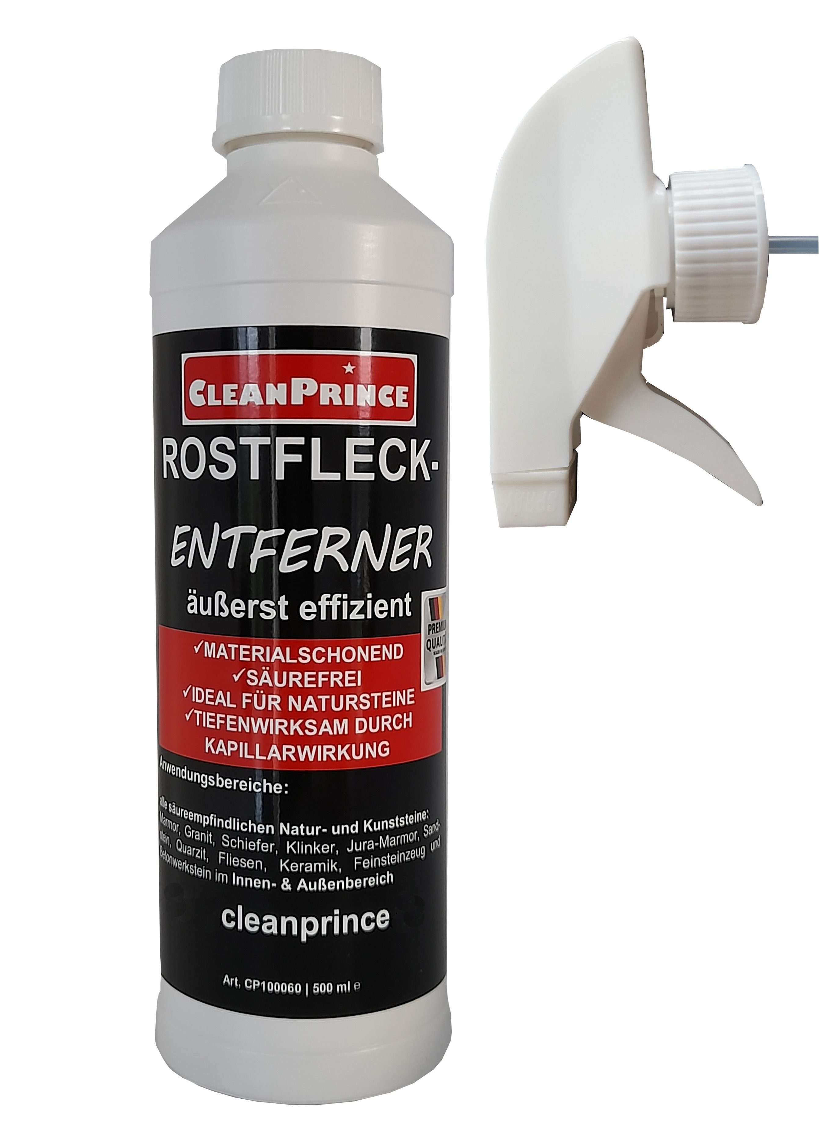 Rostentferner säurefrei Rostflecken-Entferner Entroster Rostlöser CleanPrince