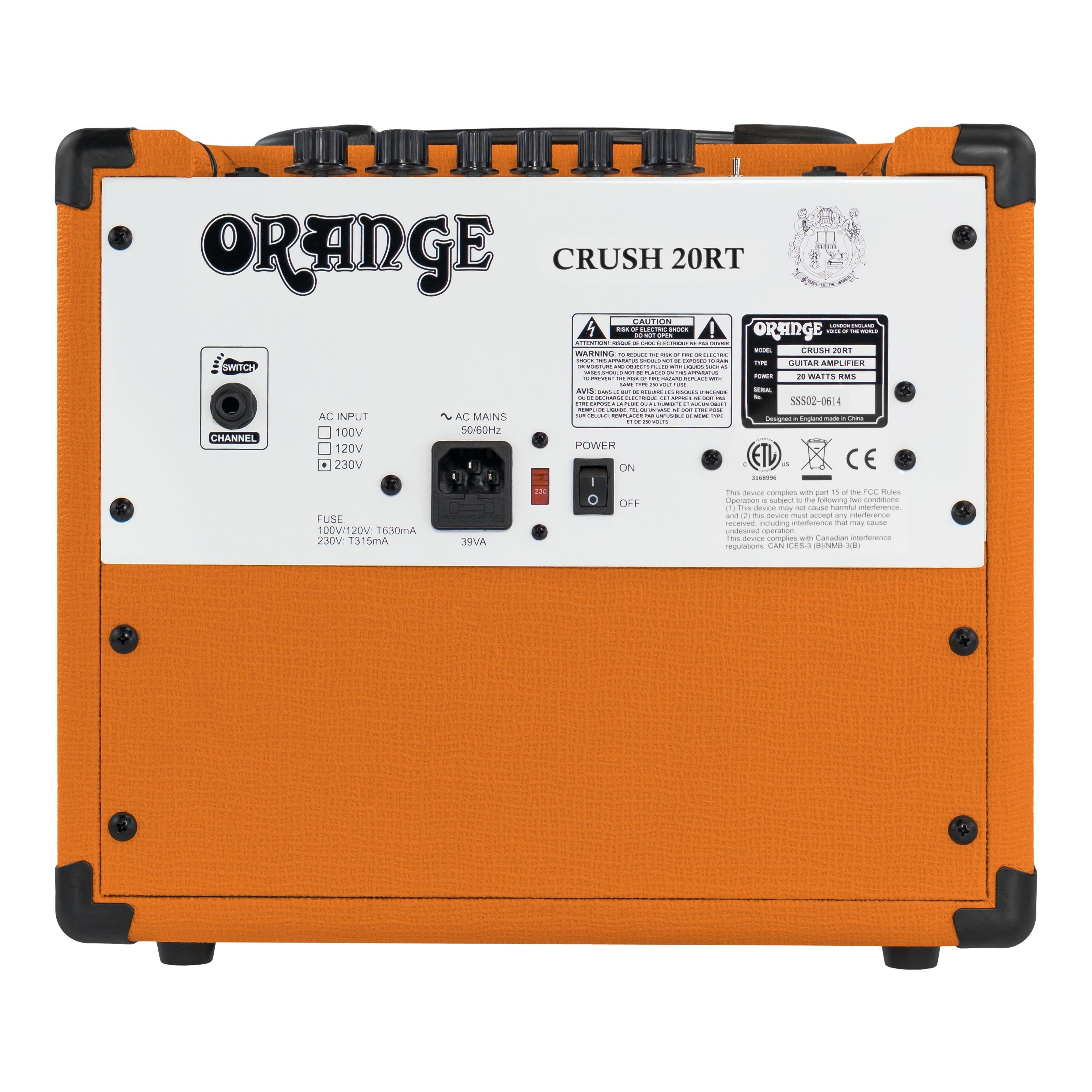 Orange Verstärker - (Crush Combo Verstärker für E-Gitarre) Transistor 20RT