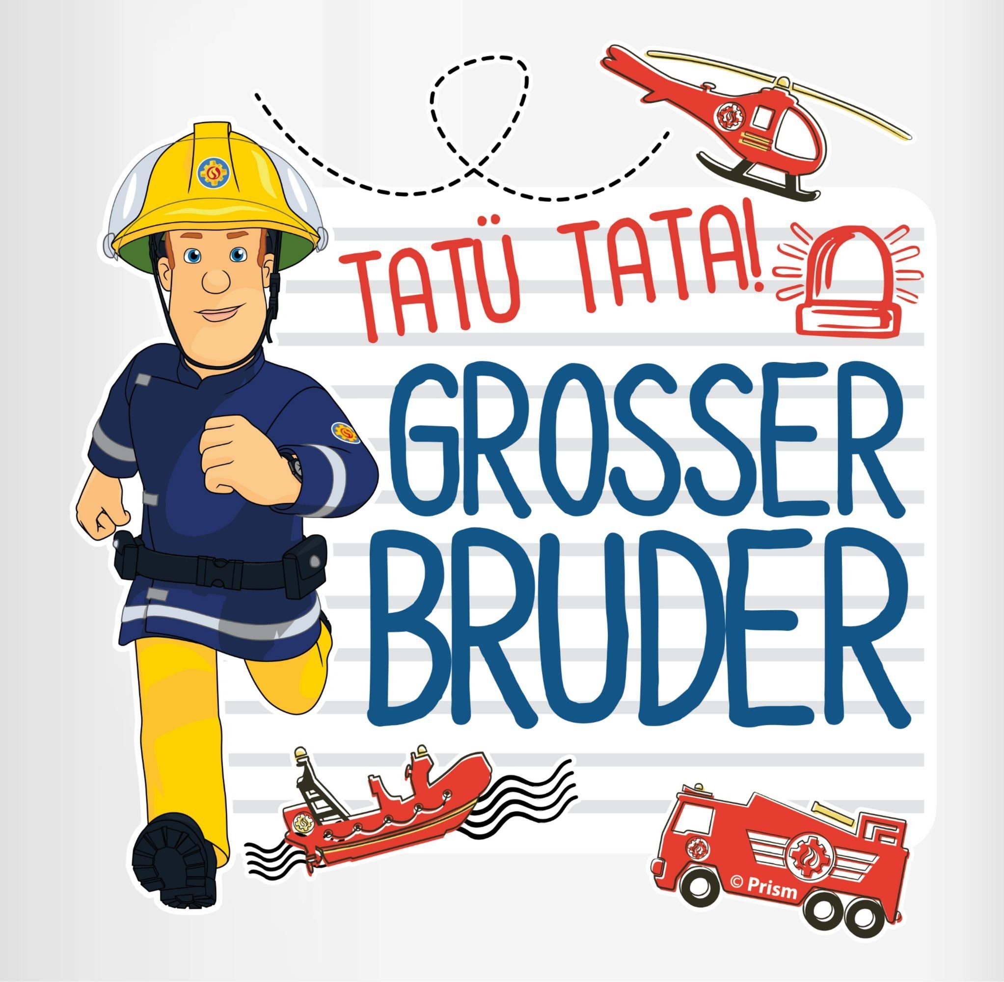 Tasse Shirtracer Sam Tata! - Großer Bruder, Feuerwehrmann Keramik, Tatü Tasse