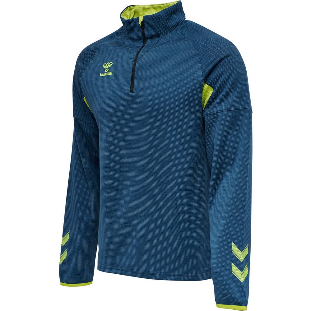 hummel Langarmshirt hmlLEAD Pro Half Zip (leichter Sweatstoff, halber Reißverschluss)