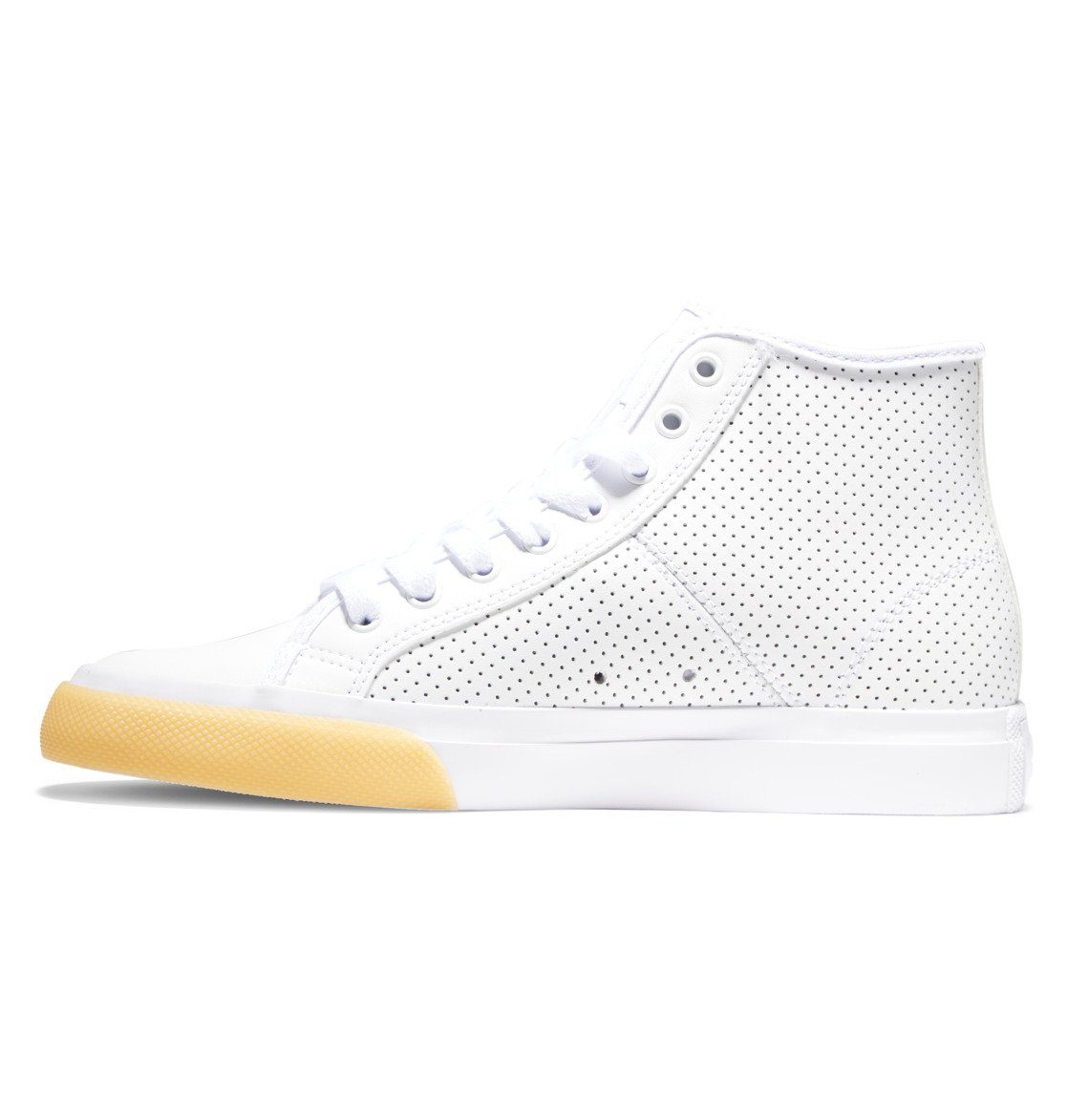 DC Shoes Manual Hi White/Gum Sneaker