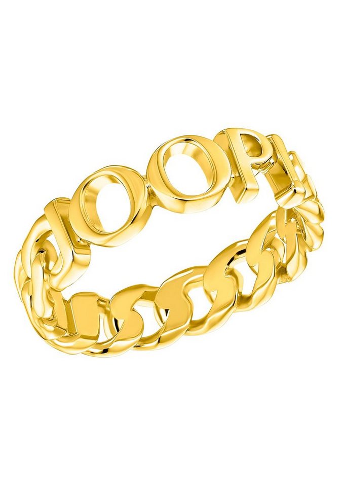 Joop! Fingerring 2033951-/52-/54-/55, Aus hochwertigem gelbgoldfarben  vergoldetem 925 Sterling Silber gefertigt