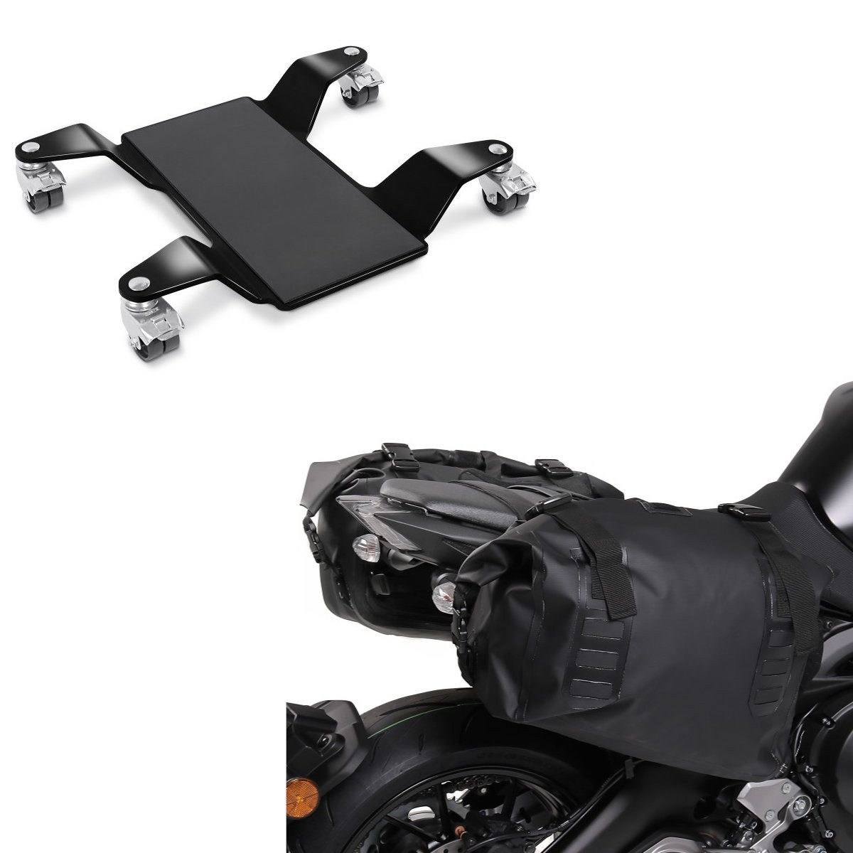 ConStands Motorradheber Set Rangierhilfe + Seitentaschen S7