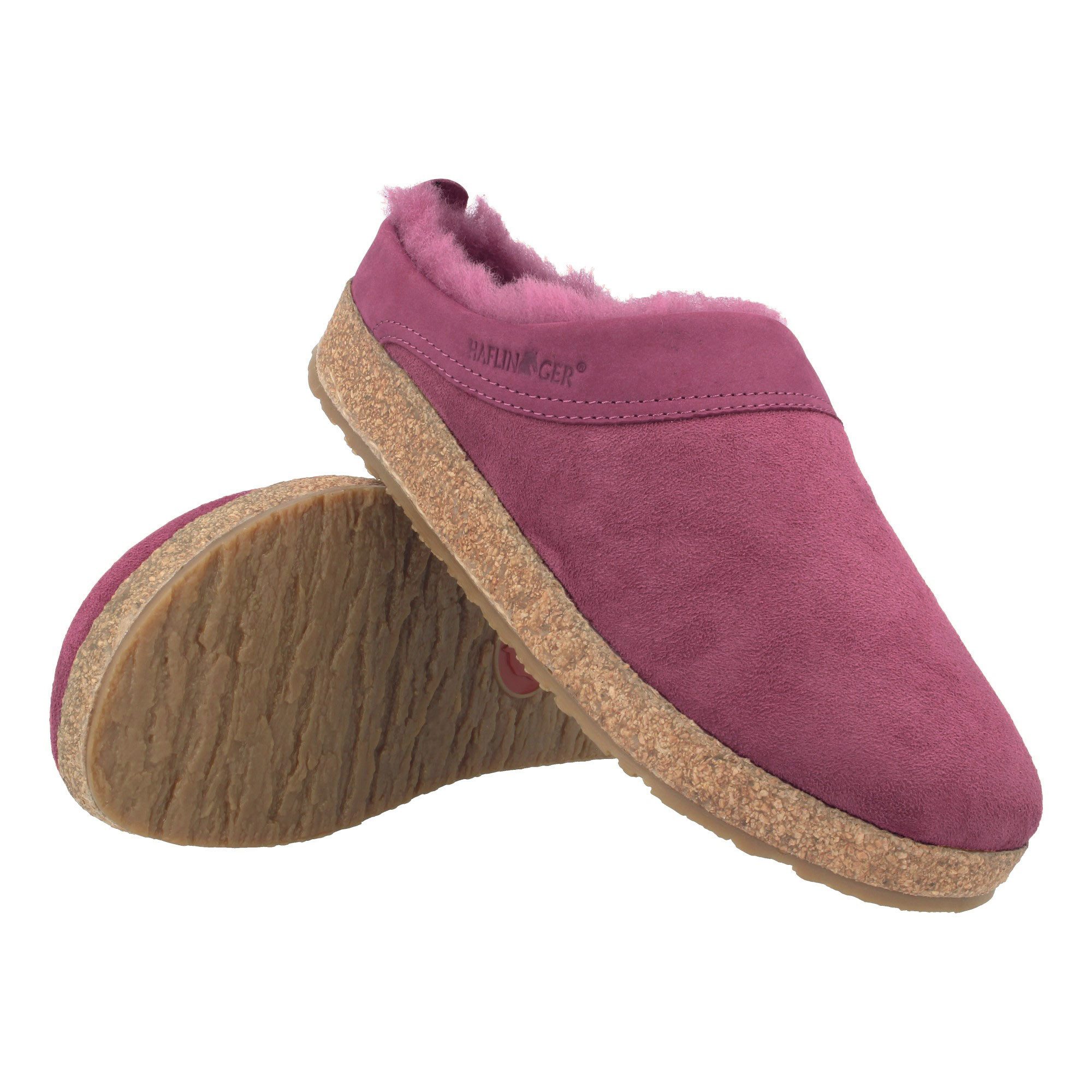 Haflinger Haflinger Snowbird Lammfell Leder Hausschuh Unisex Hausschuh – Bild 2 von 2