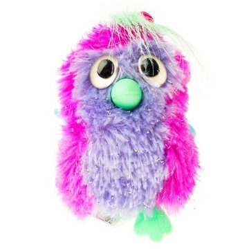 HATCHIMALS Sammelfigur 1 x Glitzer Plüsch Minis Hatchimals ca.7 cm im Ei Plüsch Clip-On Ei (Set)