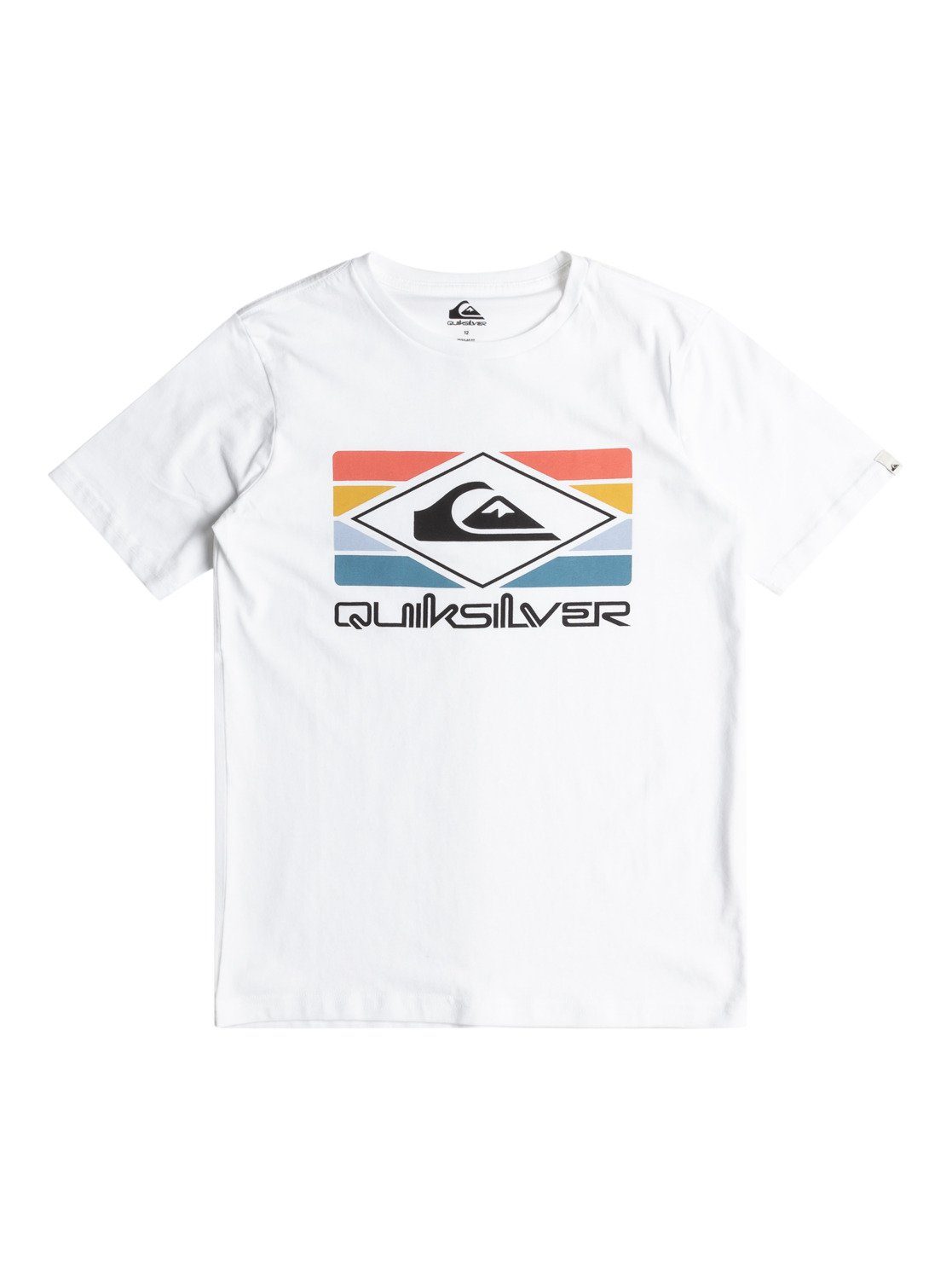 Quiksilver T-Shirt Qs Rainbow White