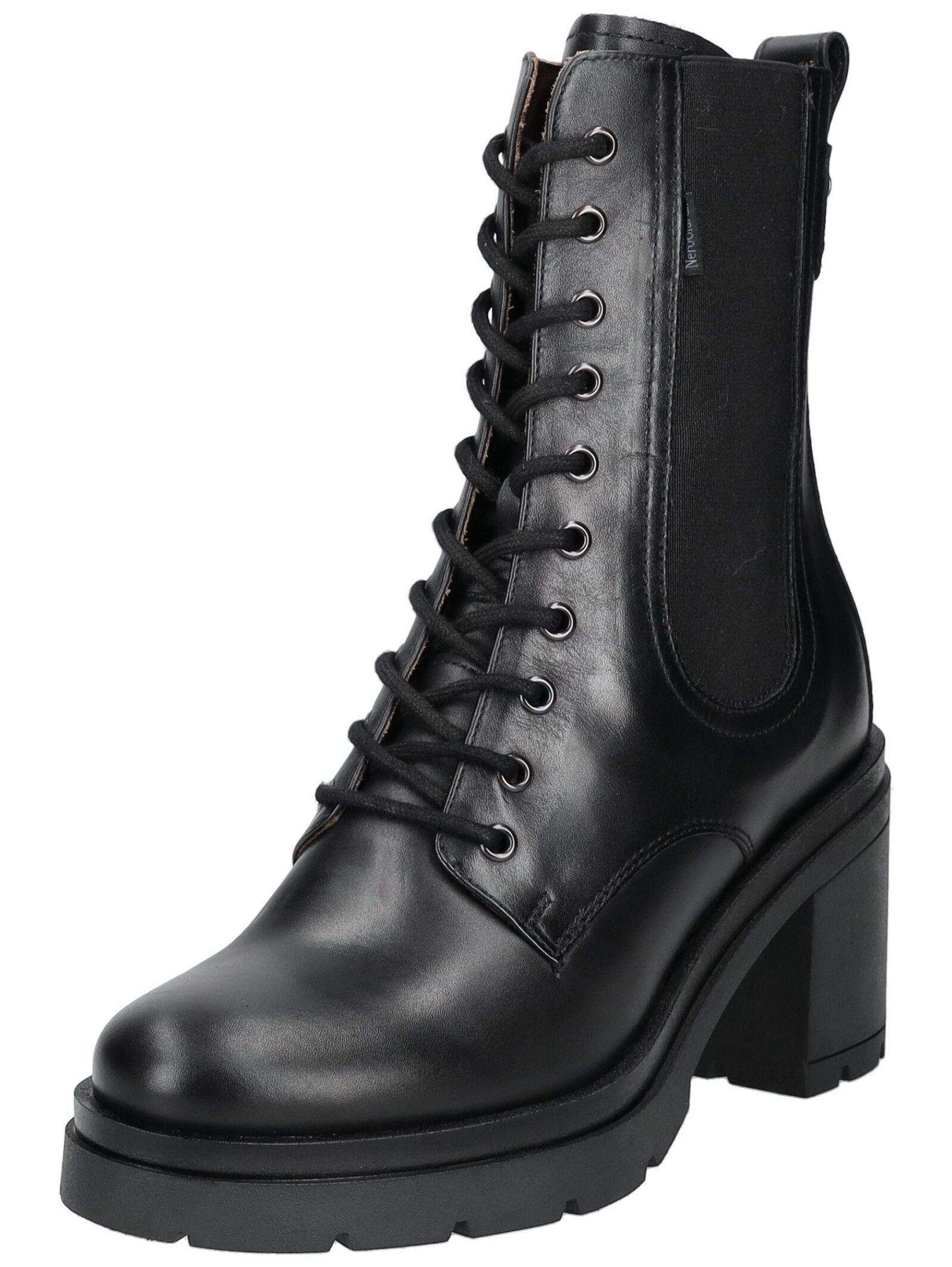 Nero Giardini Stiefelette Leder/Textil High-Heel-Stiefelette