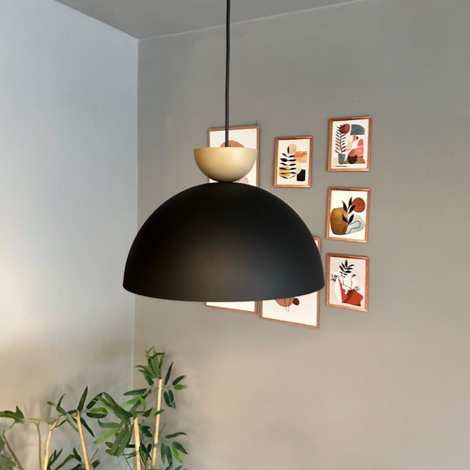Bamyum Pendelleuchte Yimpi Metall Ø30 cm, günstig online kaufen