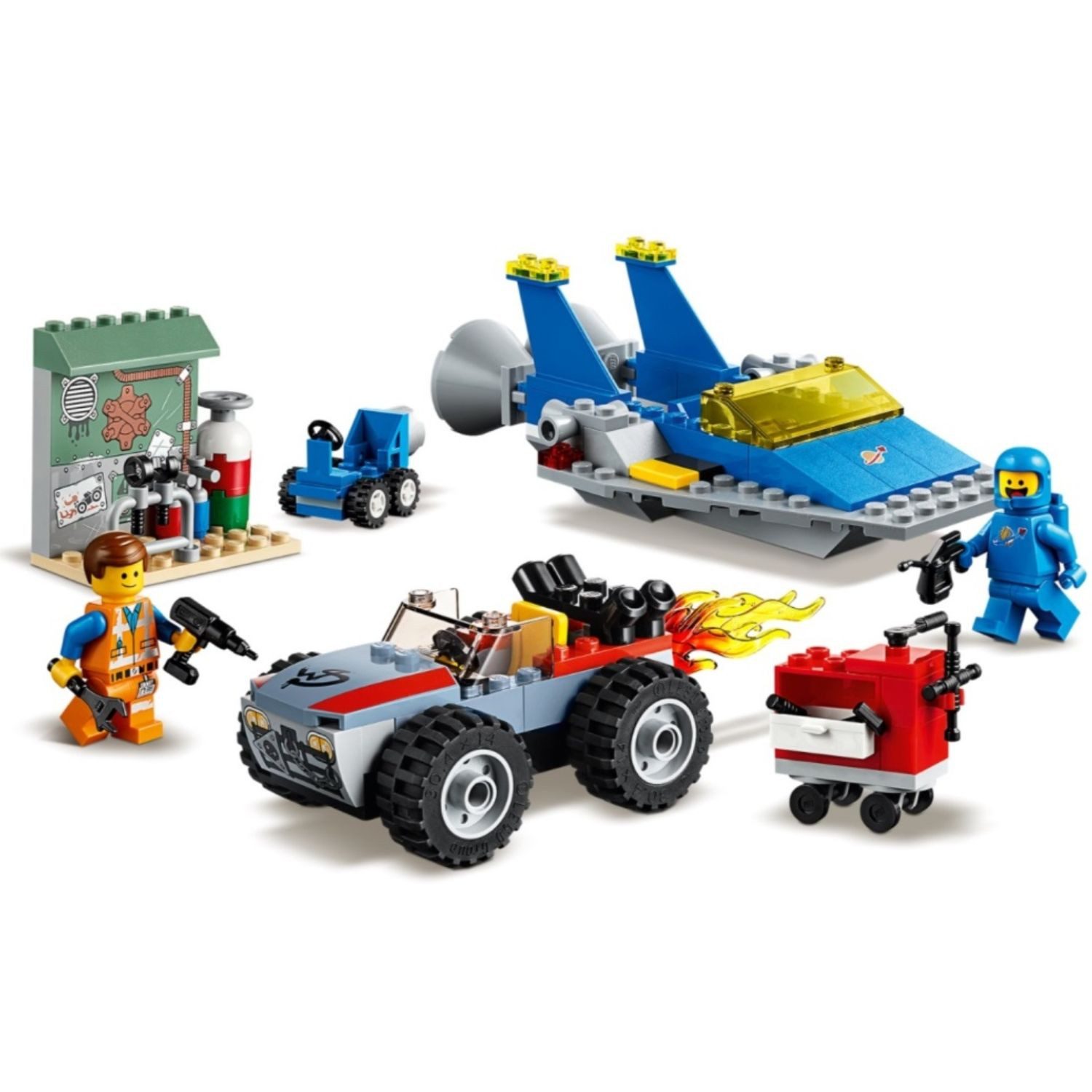 LEGO® 70821 THE MOVIE 2 Emmets und Bennys Werkstatt Konstruktions-Spielset, günstig online kaufen