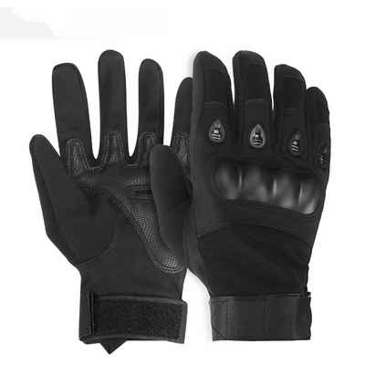 Housmile Multisporthandschuhe Taktische Handschuhe, Motorrad Handschuhe Mit hartem Knöchelschutz
