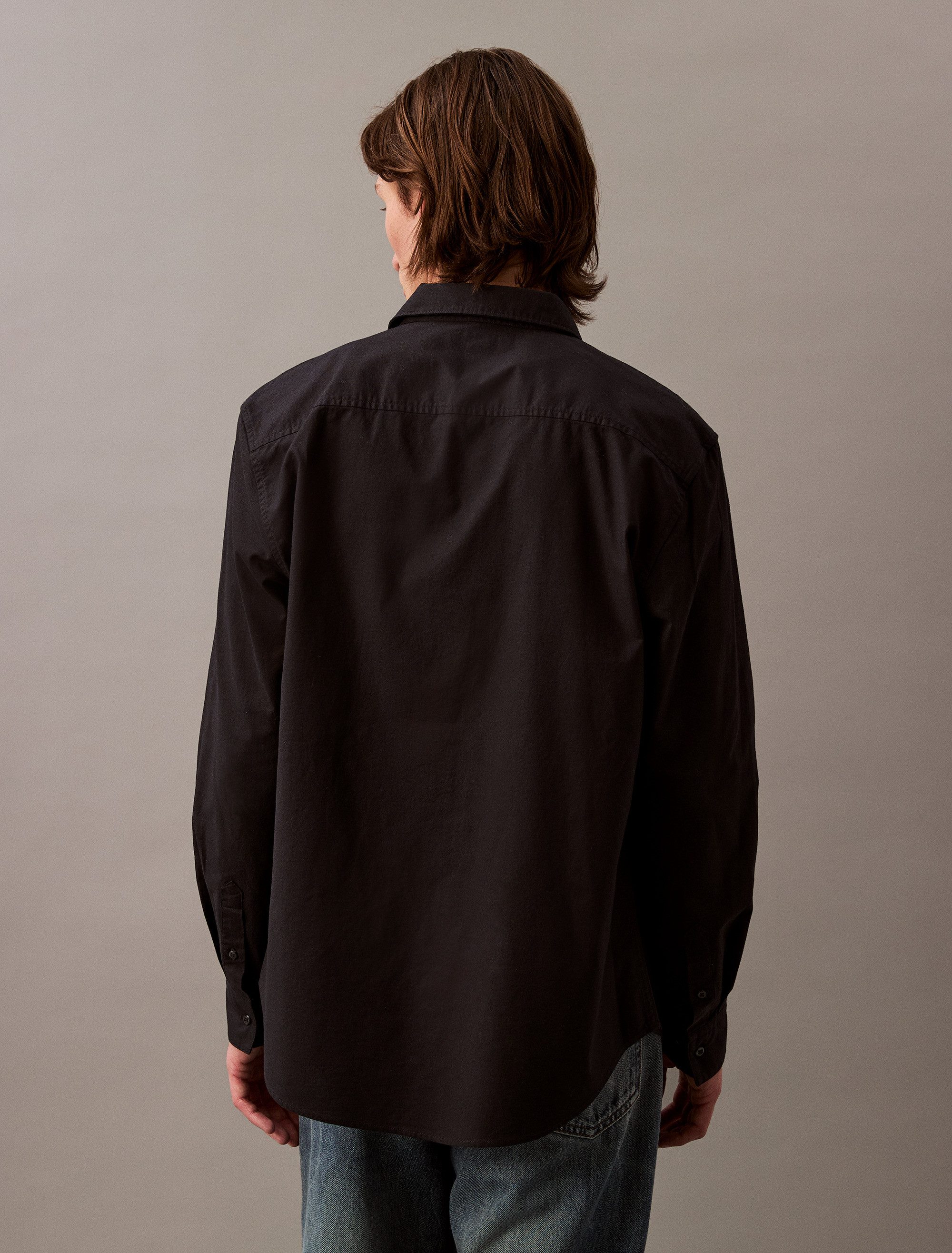 Calvin Klein Jeans Langarmhemd LS SOLID OXFORD CLASSIC SHIRT Mit Rundhalsau günstig online kaufen