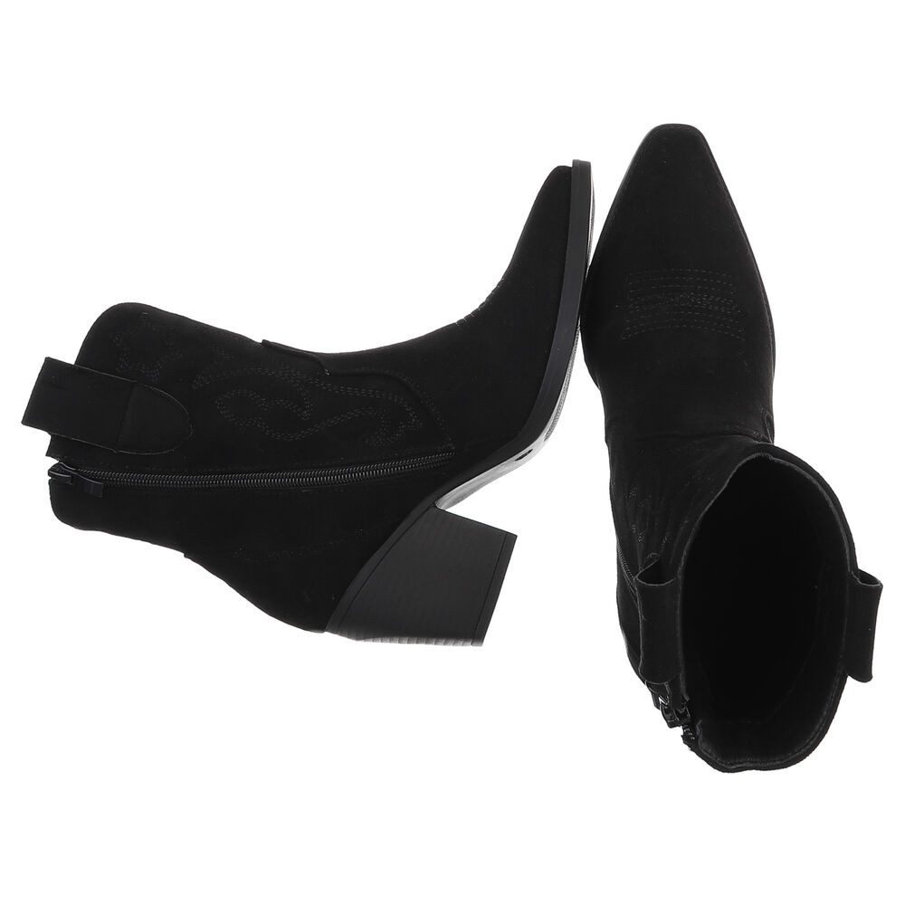 Ital-Design Stylische Westernstiefelette mit Blockabsatz für Damen Westerns günstig online kaufen