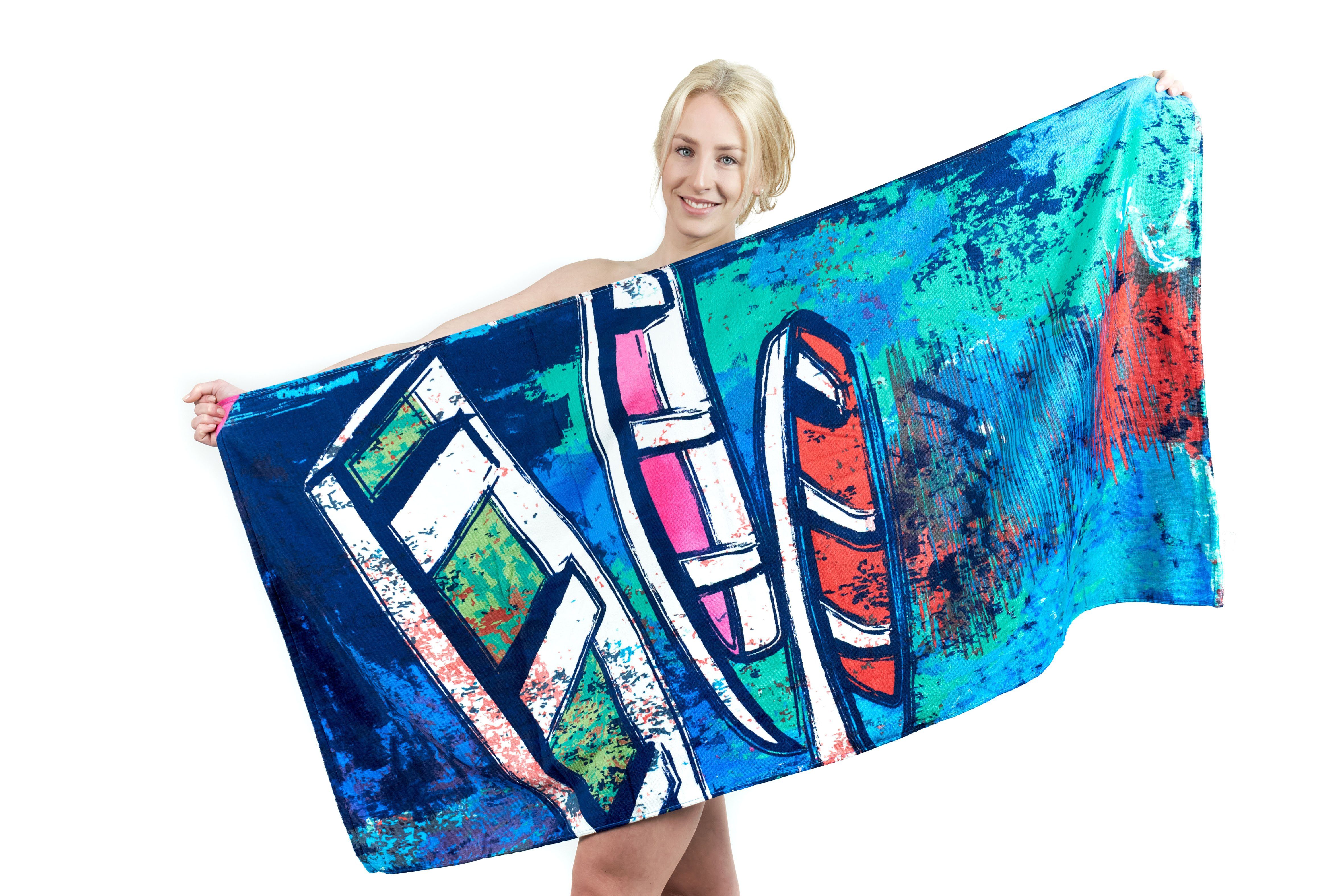my cocooning Strandtuch "Boote im Abendlicht", günstig online kaufen