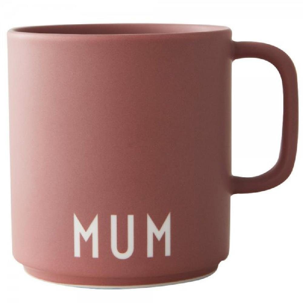 Design Letters Tasse Becher mit Henkel Favourite Cup Mum Altrosa