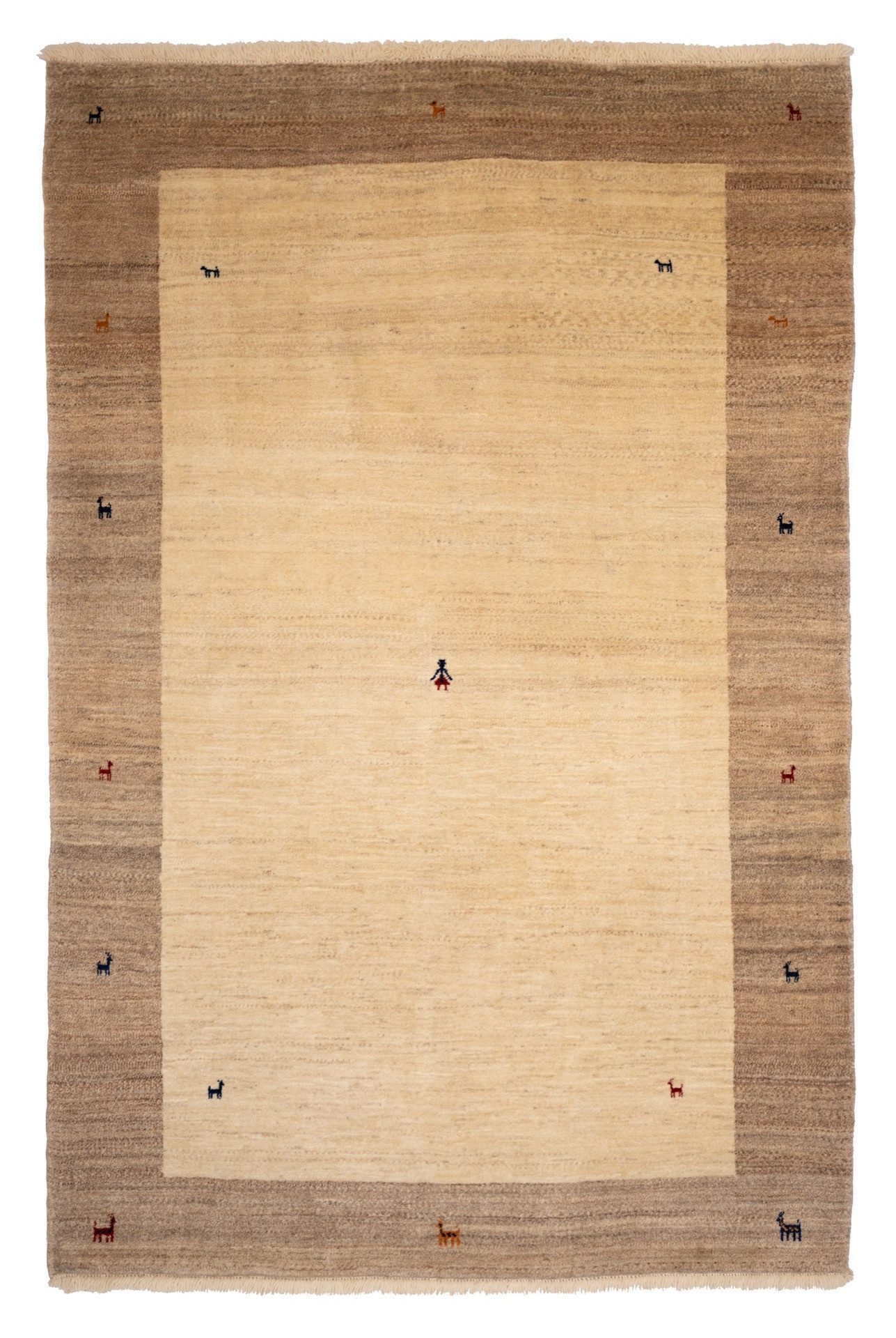 hadys Teppich Handgeknüpfter Loribaft Mystic Valley Nomadenteppich Nomadenteppich Ei, rechteckig, Höhe: 0.8 mm