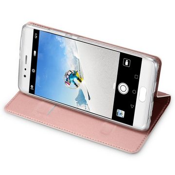 CoolGadget Handyhülle Magnet Case Handy Tasche für Huawei P10 5,1 Zoll, Hülle Klapphülle Ultra Slim Flip Cover für P10 Schutzhülle