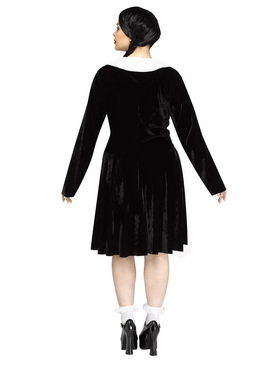 Fun World Hexen-Kostüm XXL Vampir Schulmädchen - Halloween Kostüm Damen, Düsteres Schoolgirl Outfit für Frauen