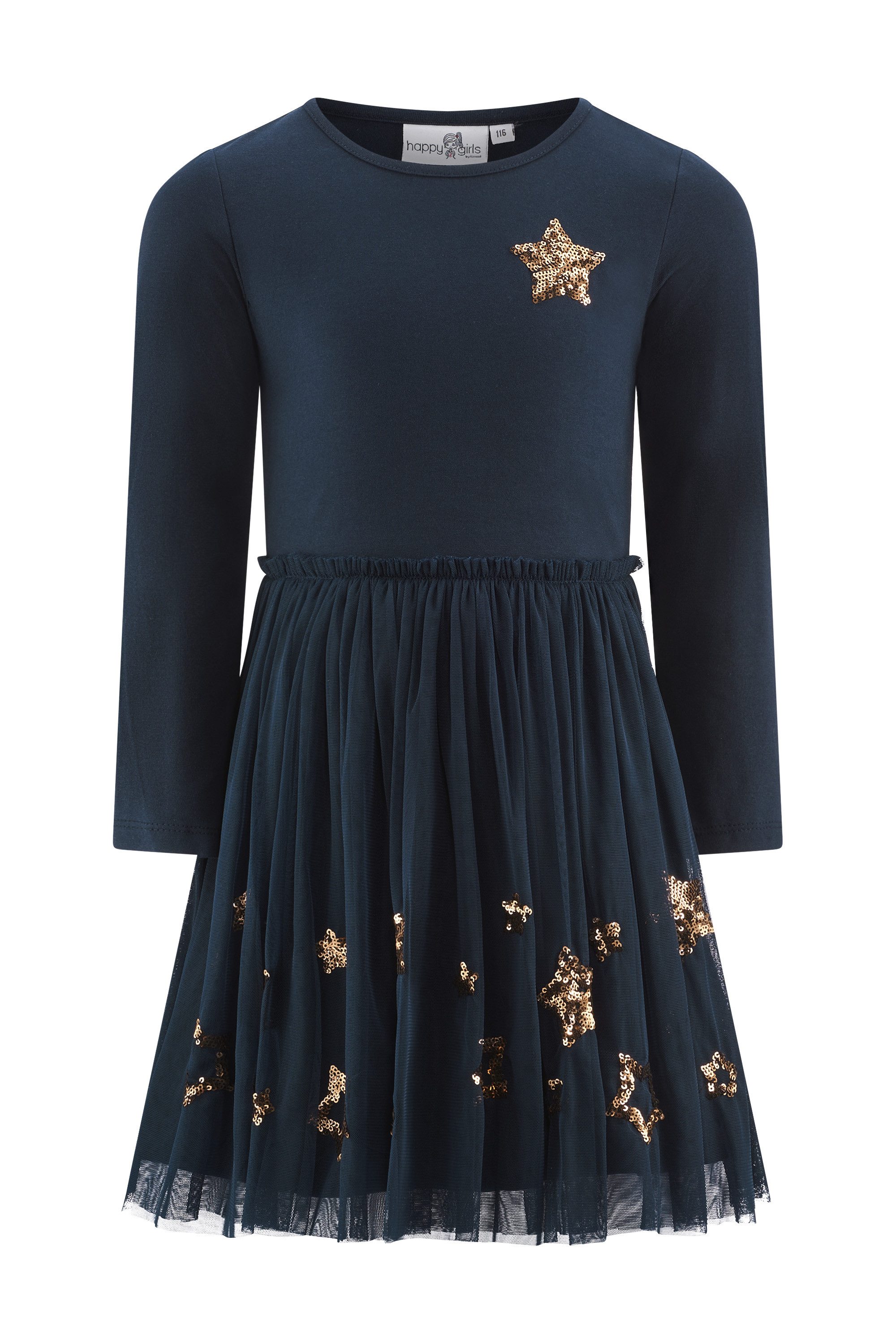 happy girls Jerseykleid Baumwollmischung, Pailletten