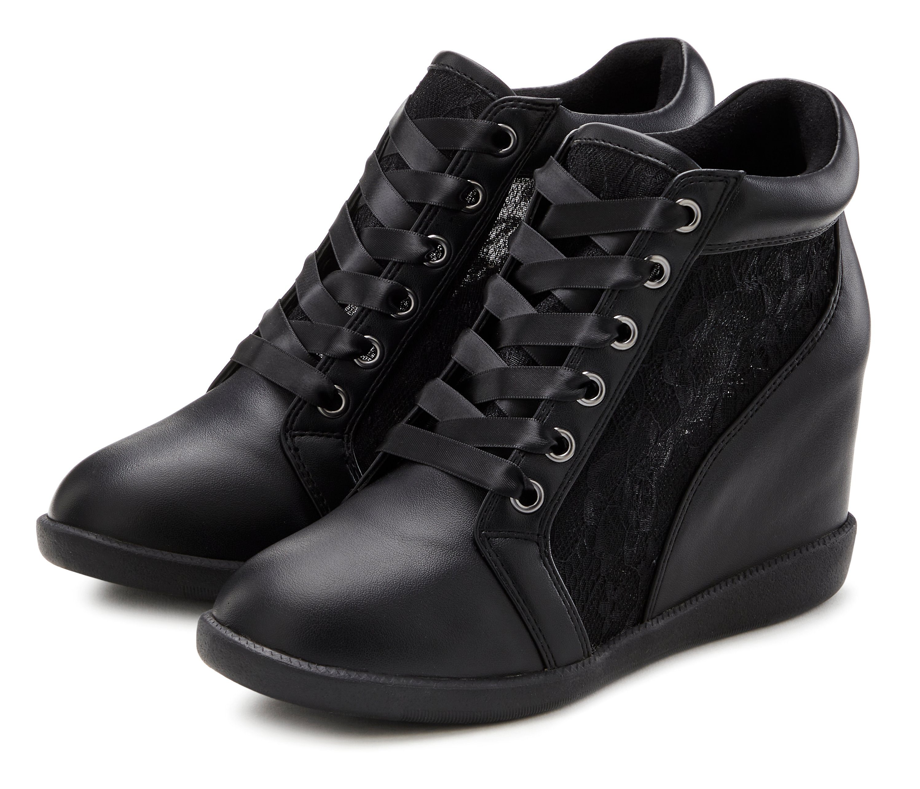 LASCANA Sneaker Freizeitschuh, Halbschuh mit innenliegendem günstig online kaufen