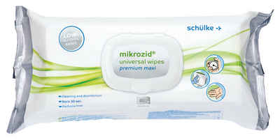 SCHÜLKE & MAYR GmbH Schülke mikrozid® universal wipes premium Maxi 80 Desinfektionstücher Oberflächen-Desinfektionsmittel (1-St)