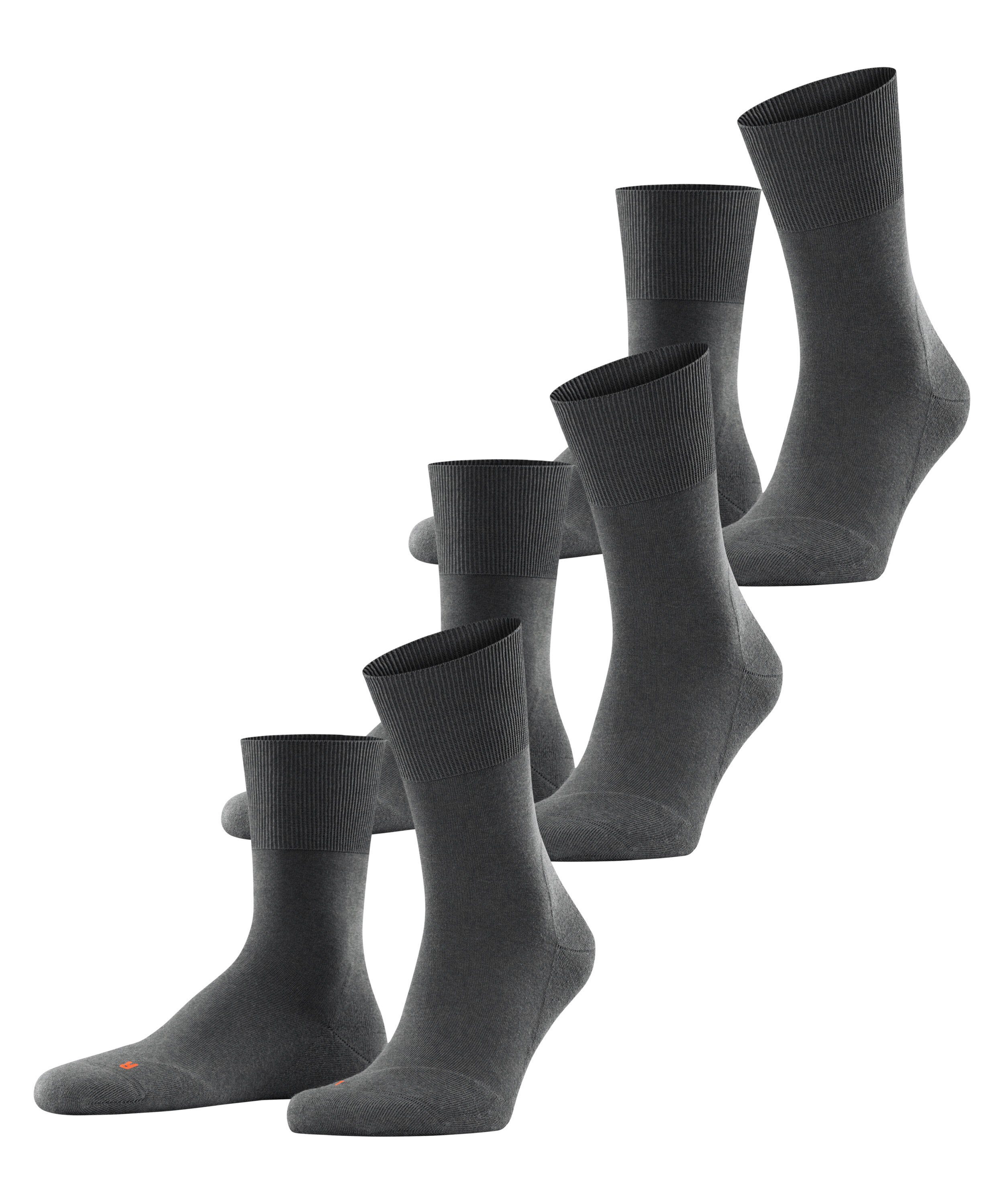 (3-Paar) FALKE Socken dark 3-Pack Run grey (3970)