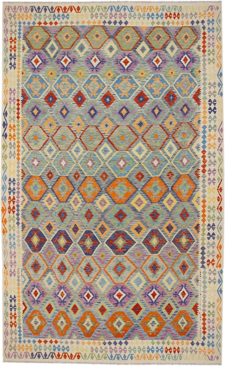 Orientteppich Kelim Afghan Heritage 304x499 Handgewebter Moderner Orientteppich, Nain Trading, rechteckig, Höhe: 3 mm