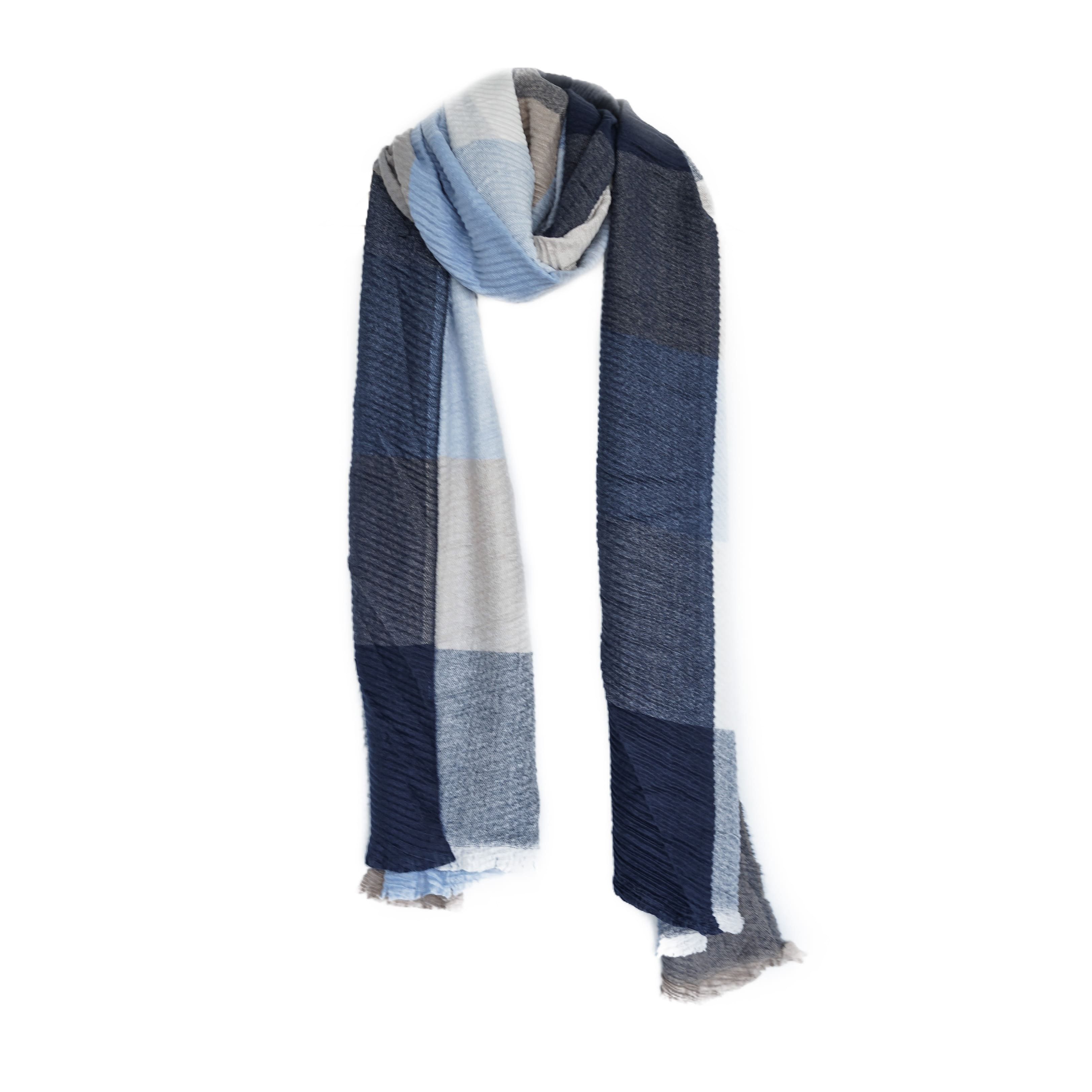 COFI 1453 Modeschal XXL Kuschelschal im Karomuster 220x70 cm - extra Weich günstig online kaufen