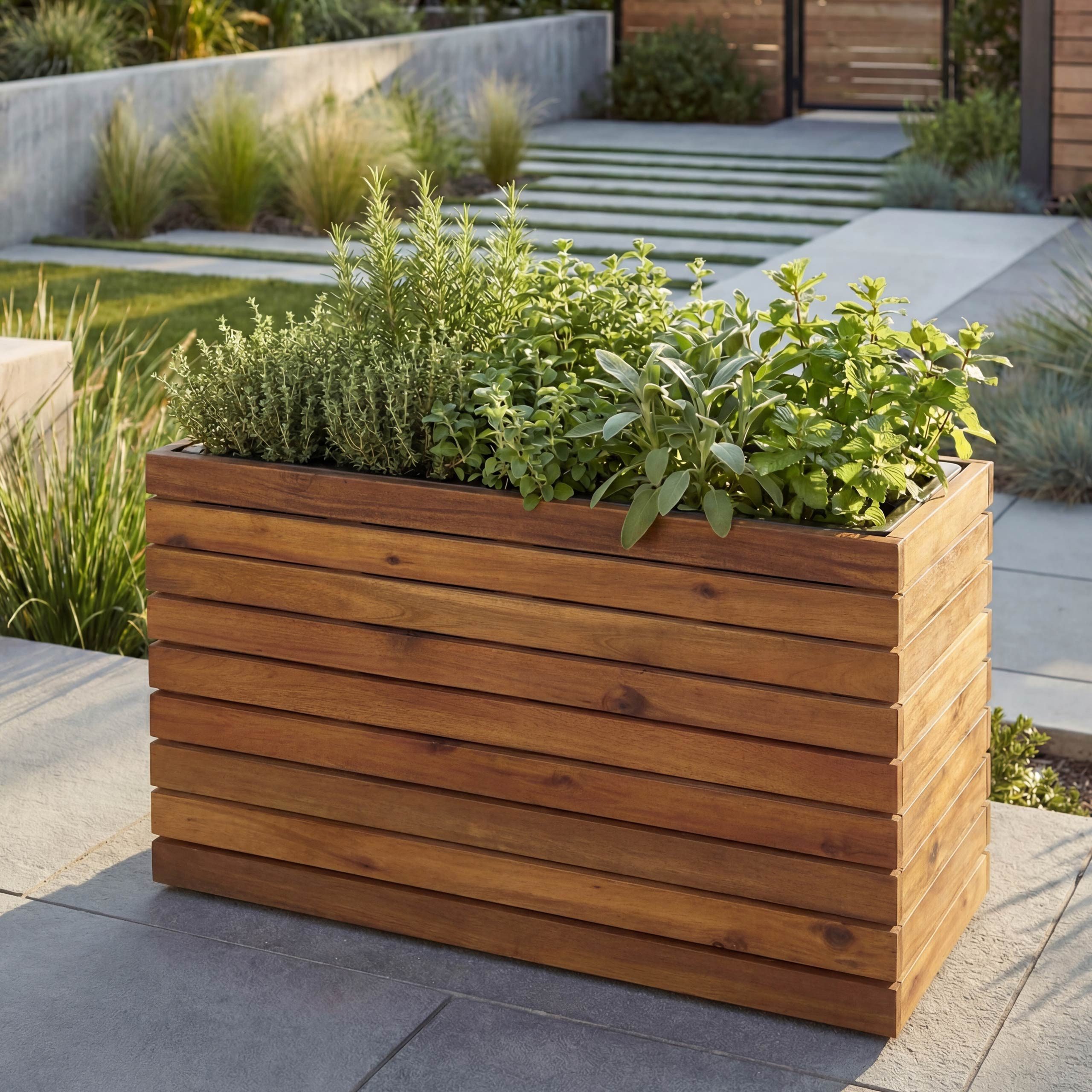 MCW Blumenkasten MCW-L21, Outdoor geeignet, Inklusive Fußbodenschoner