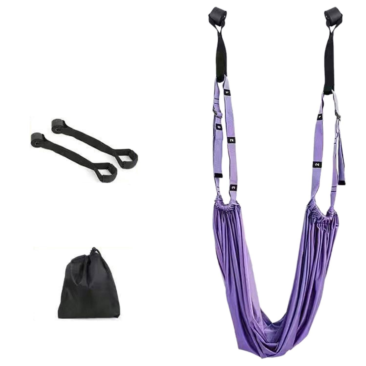 Zoclack Gymnastikbänder Tragbare Aerial-Yoga-Schlinge, kein Bohren von Löchern erforderlich